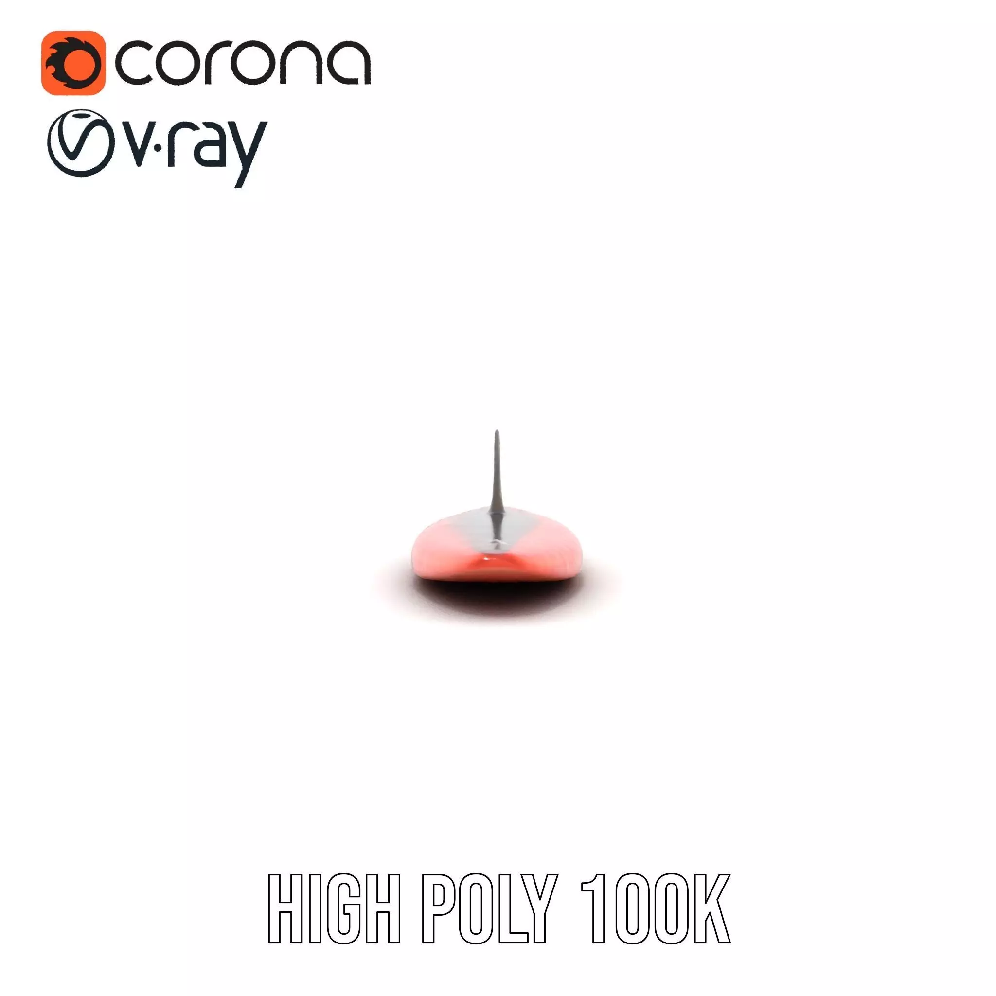 Red Speed Surfboard model pack Low-poly 3D model_20