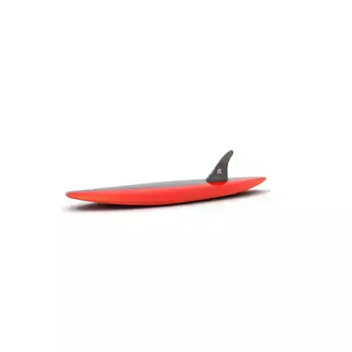 Red Speed Surfboard model pack Low-poly 3D model