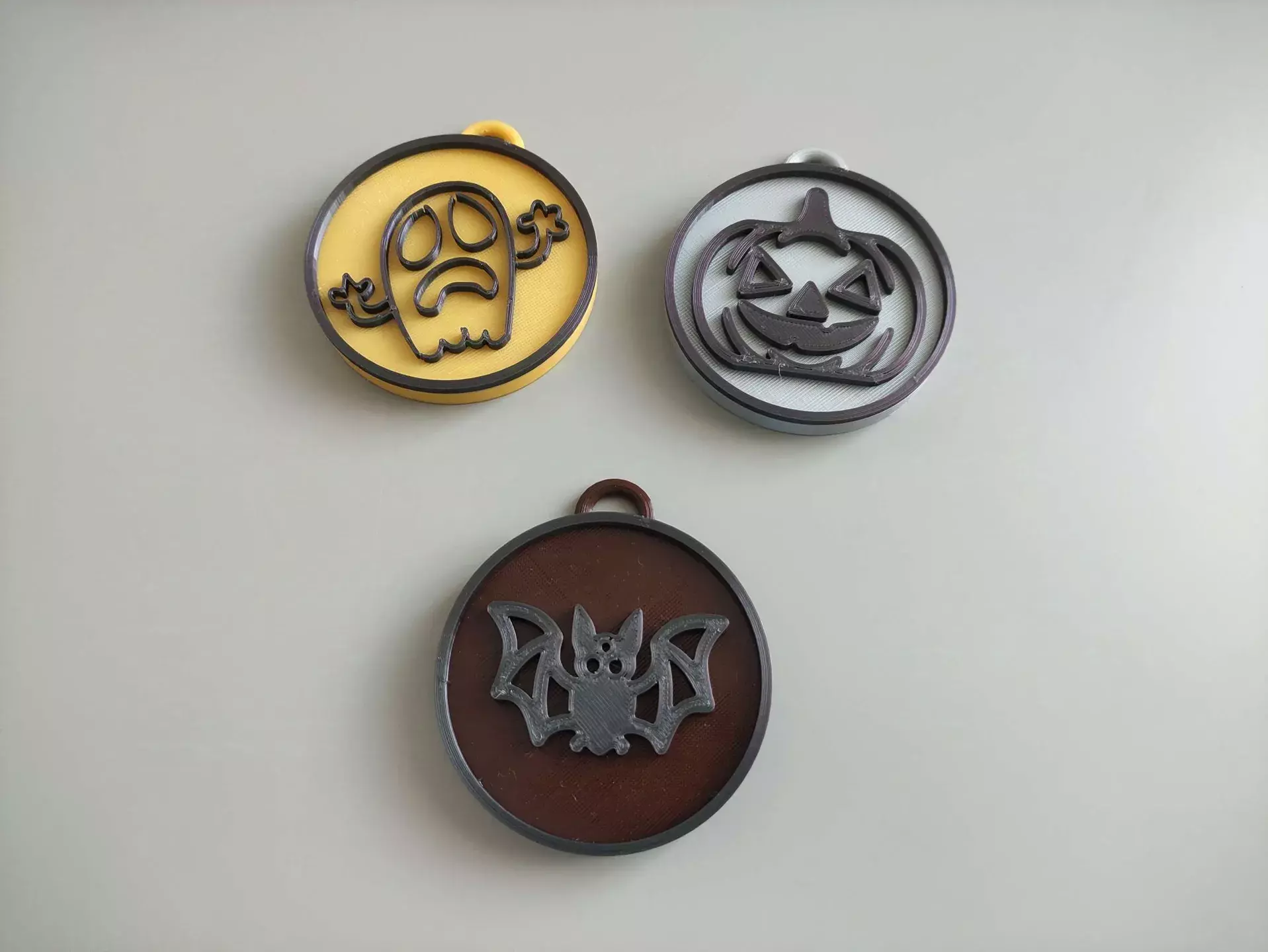 Halloween Icon Keychains STL Pack  3D print model_0