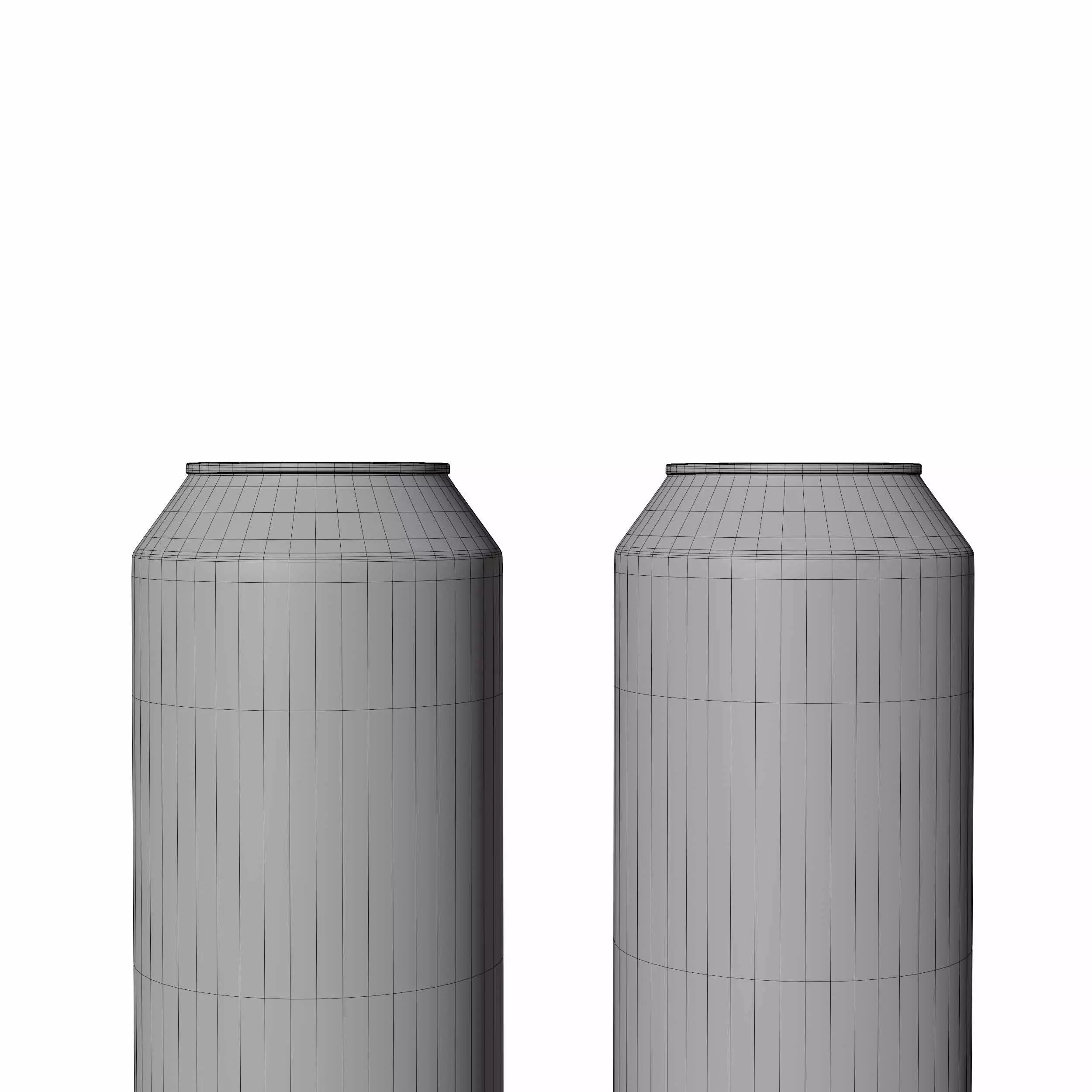 Aluminium Cans Low-poly 3D model_5