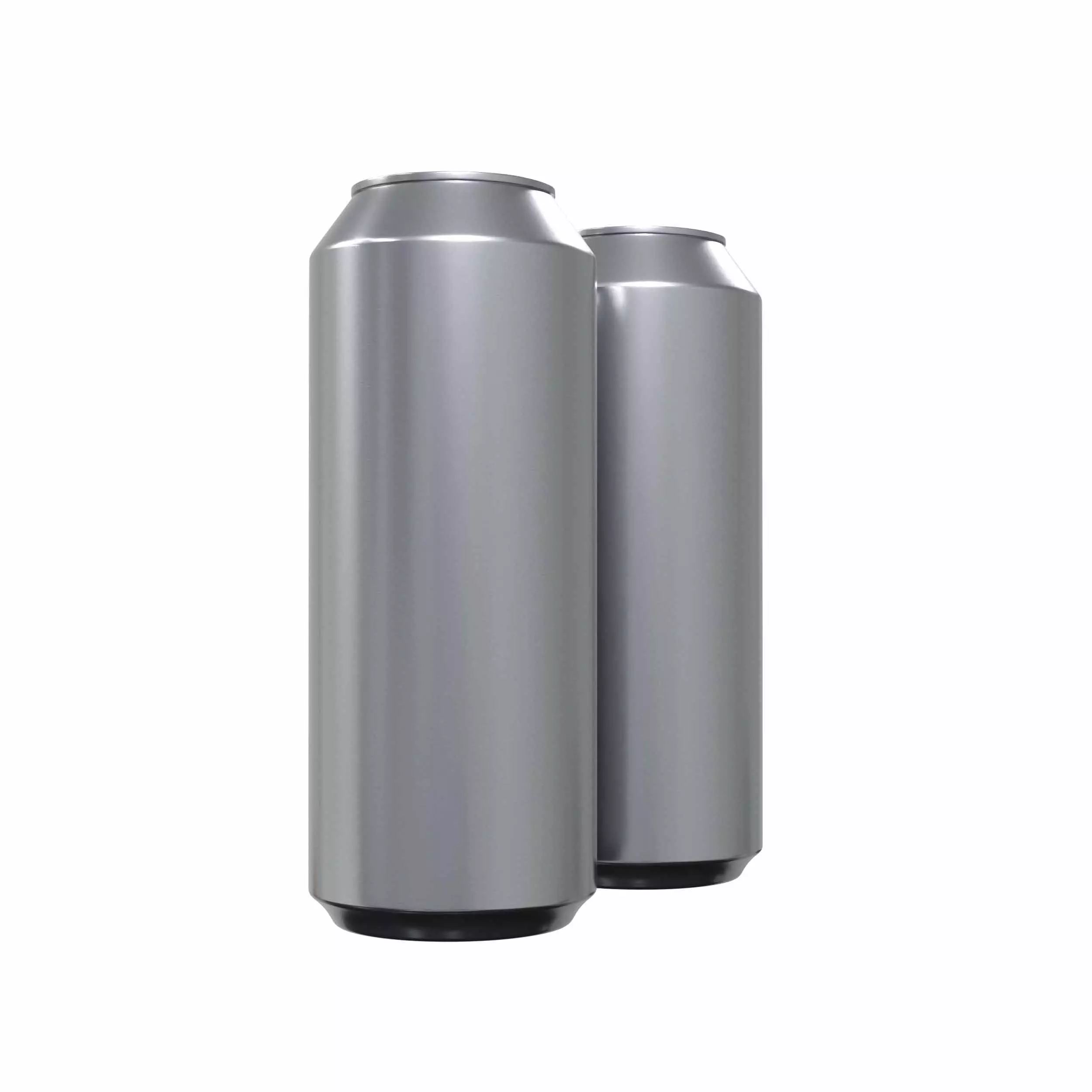 Aluminium Cans Low-poly 3D model_1