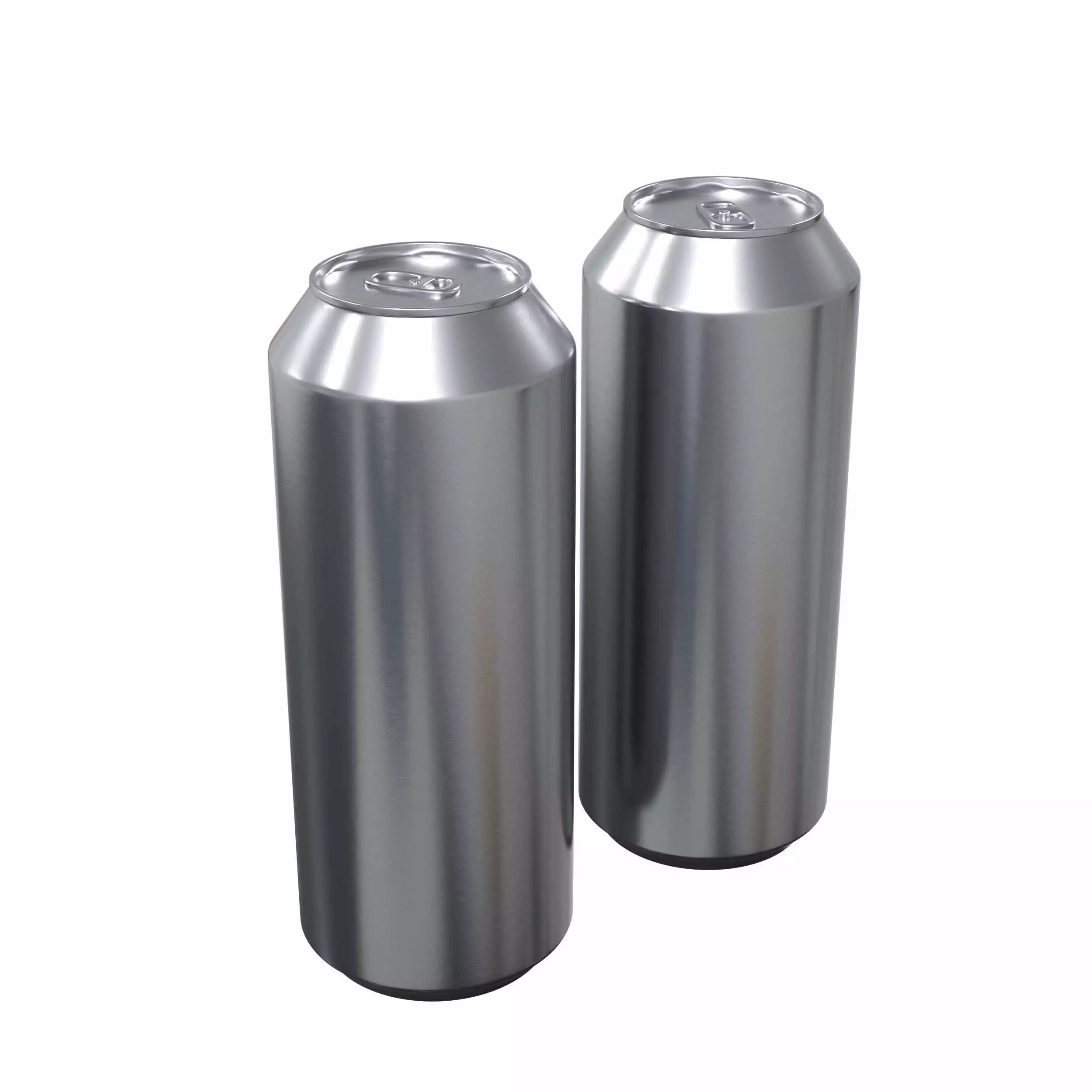 Aluminium Cans Low-poly 3D model_0