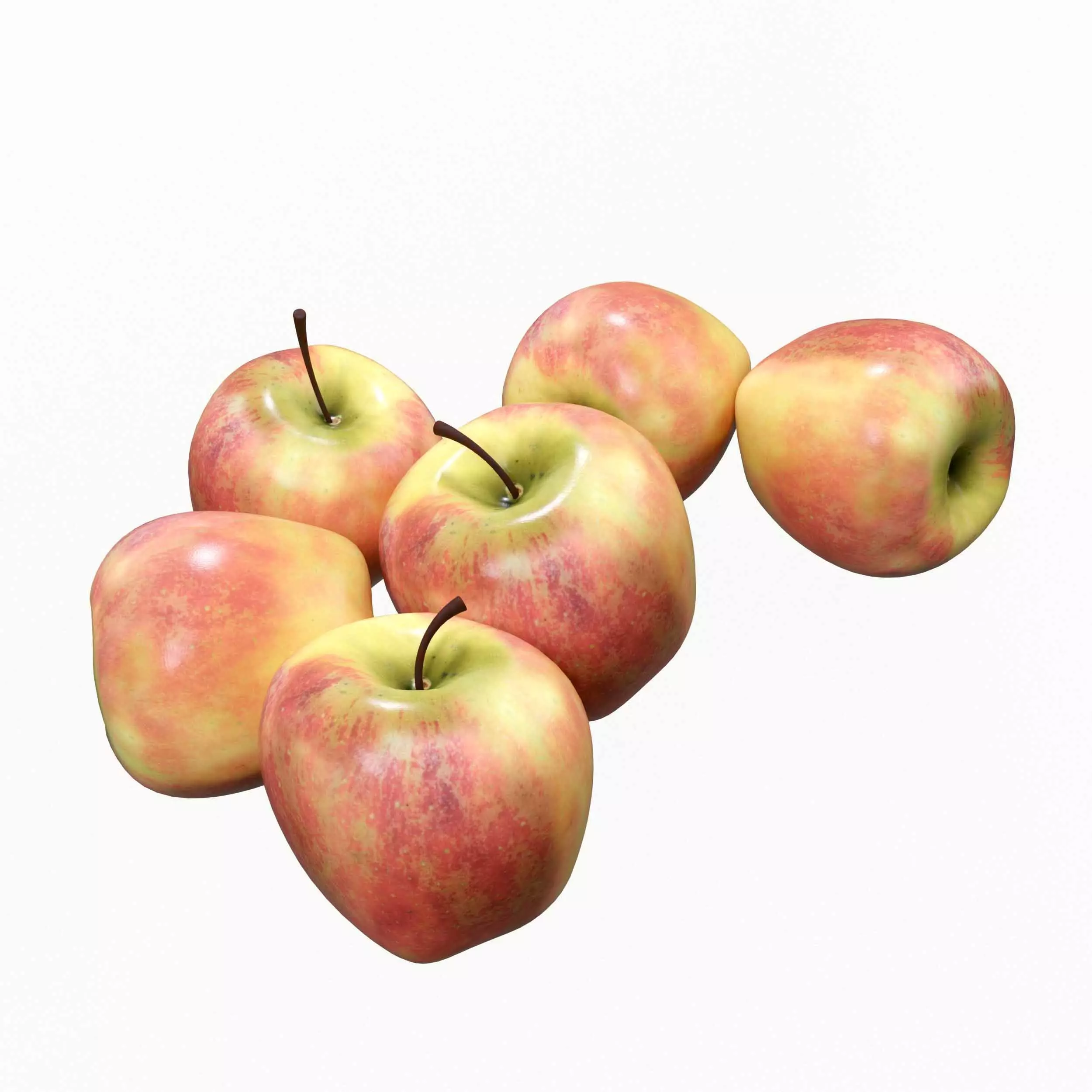 Apples Fruit 3D model_0