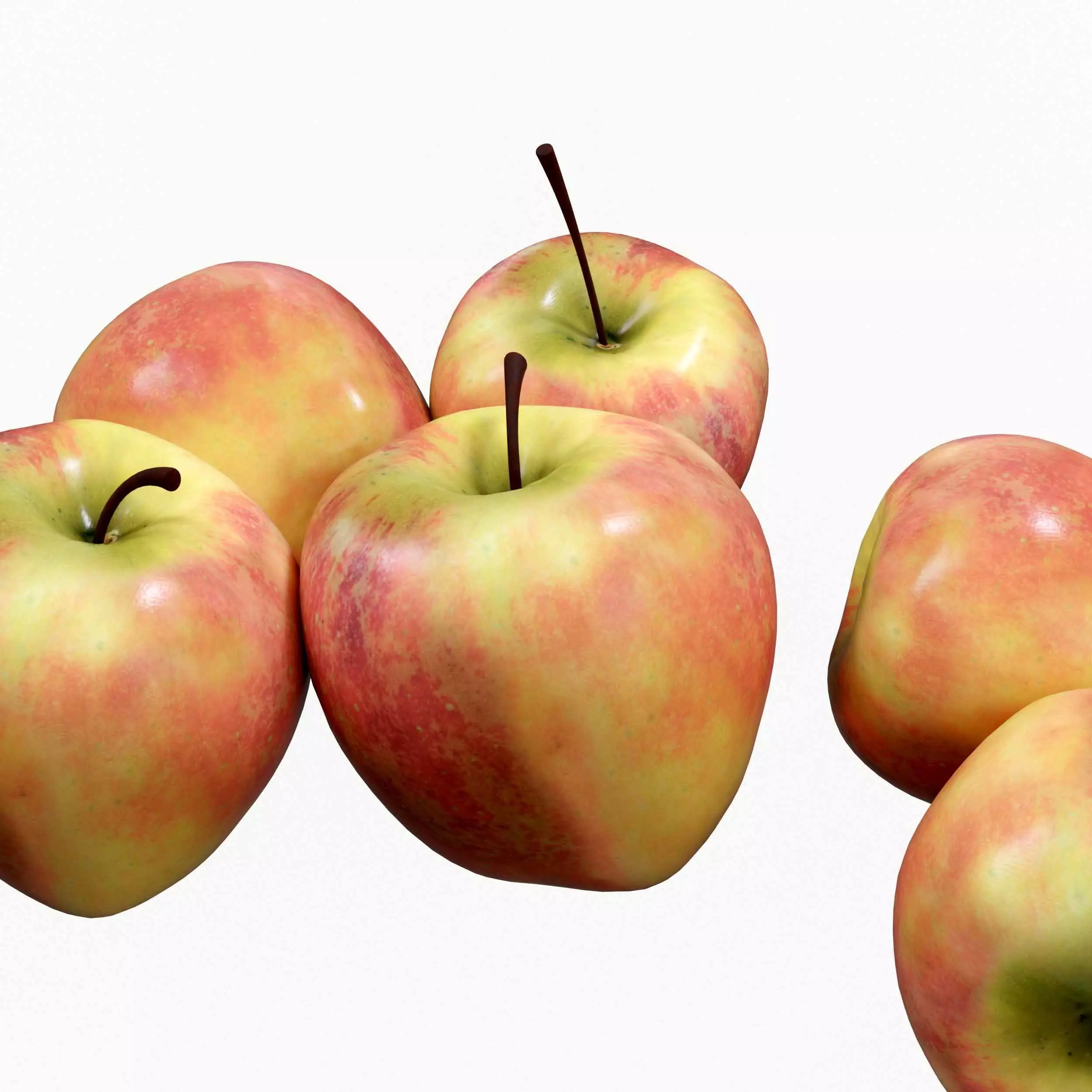 Apples Fruit 3D model_1