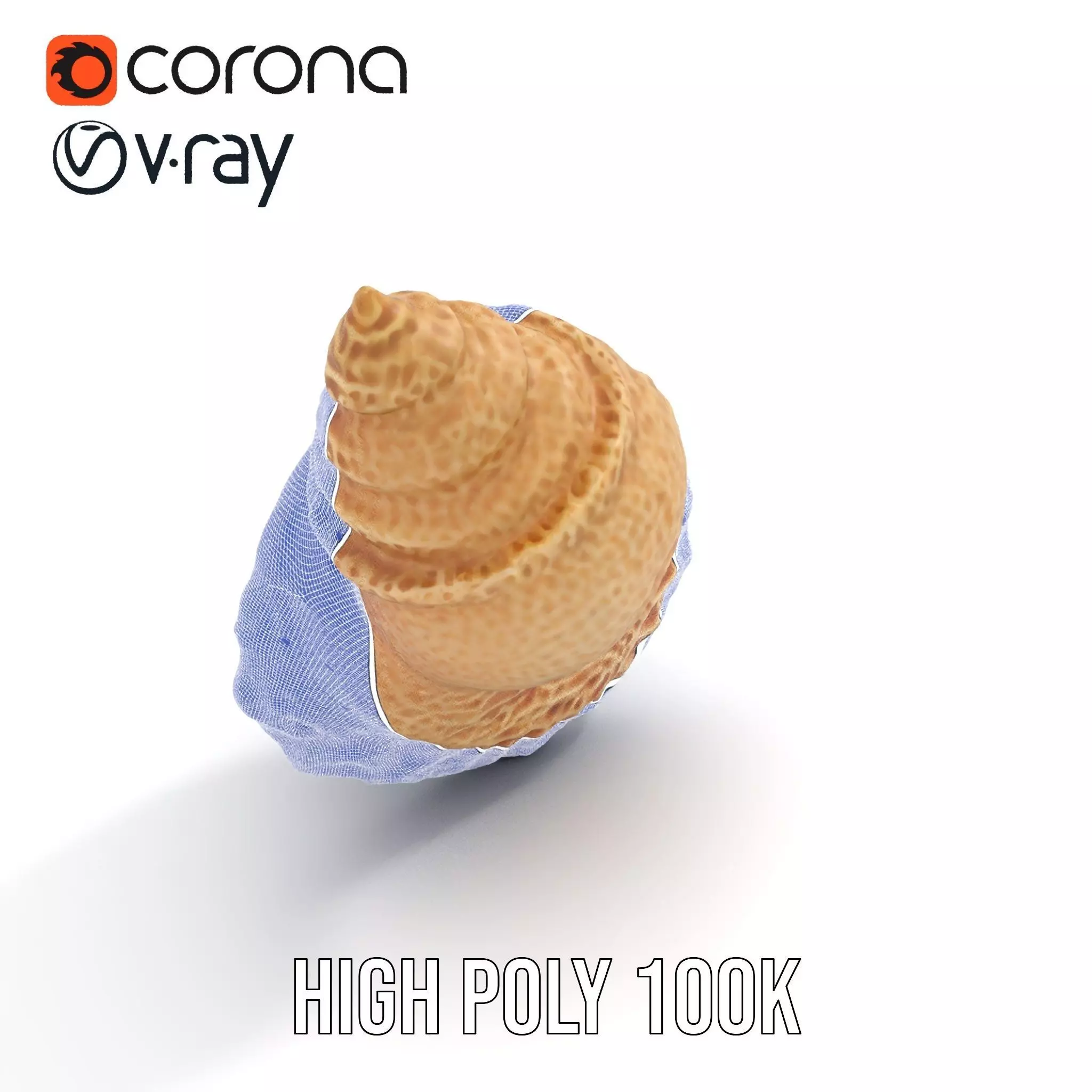 Textured Ocean Shell model pack Texture_29