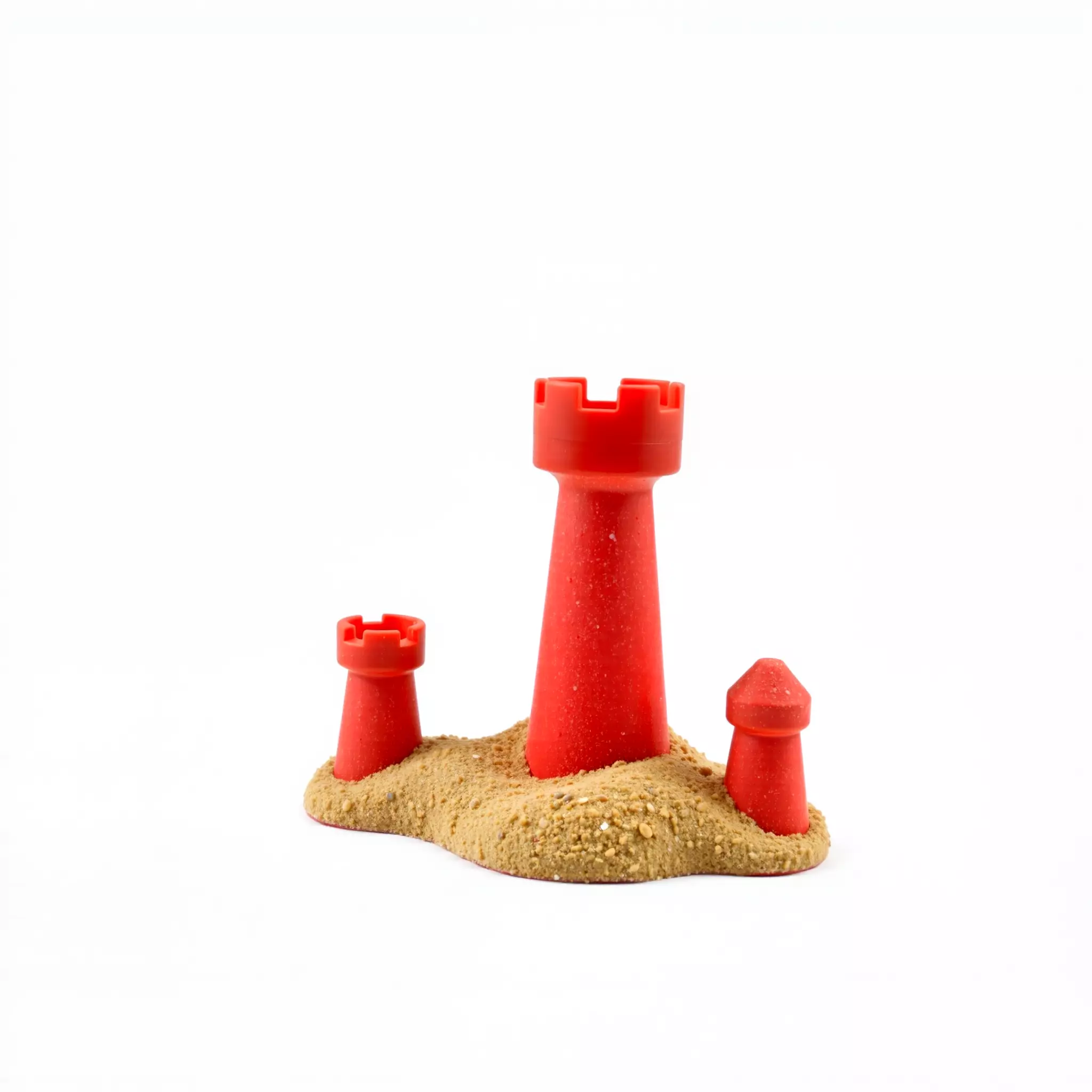 Red Sandcastle model pack Low-poly 3D model_3