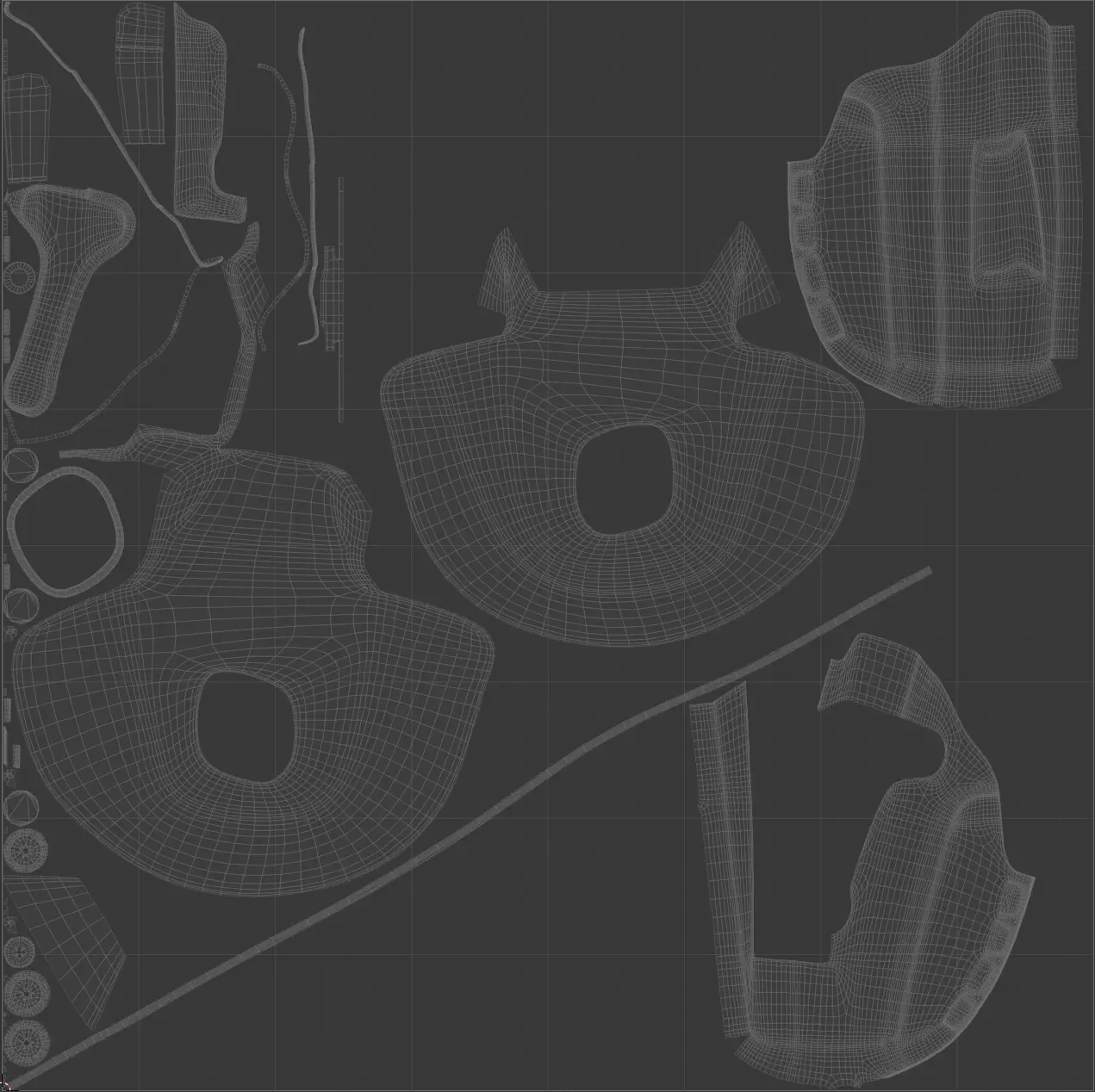 Safariland 7378 7TS Holster PBR 3D model_14