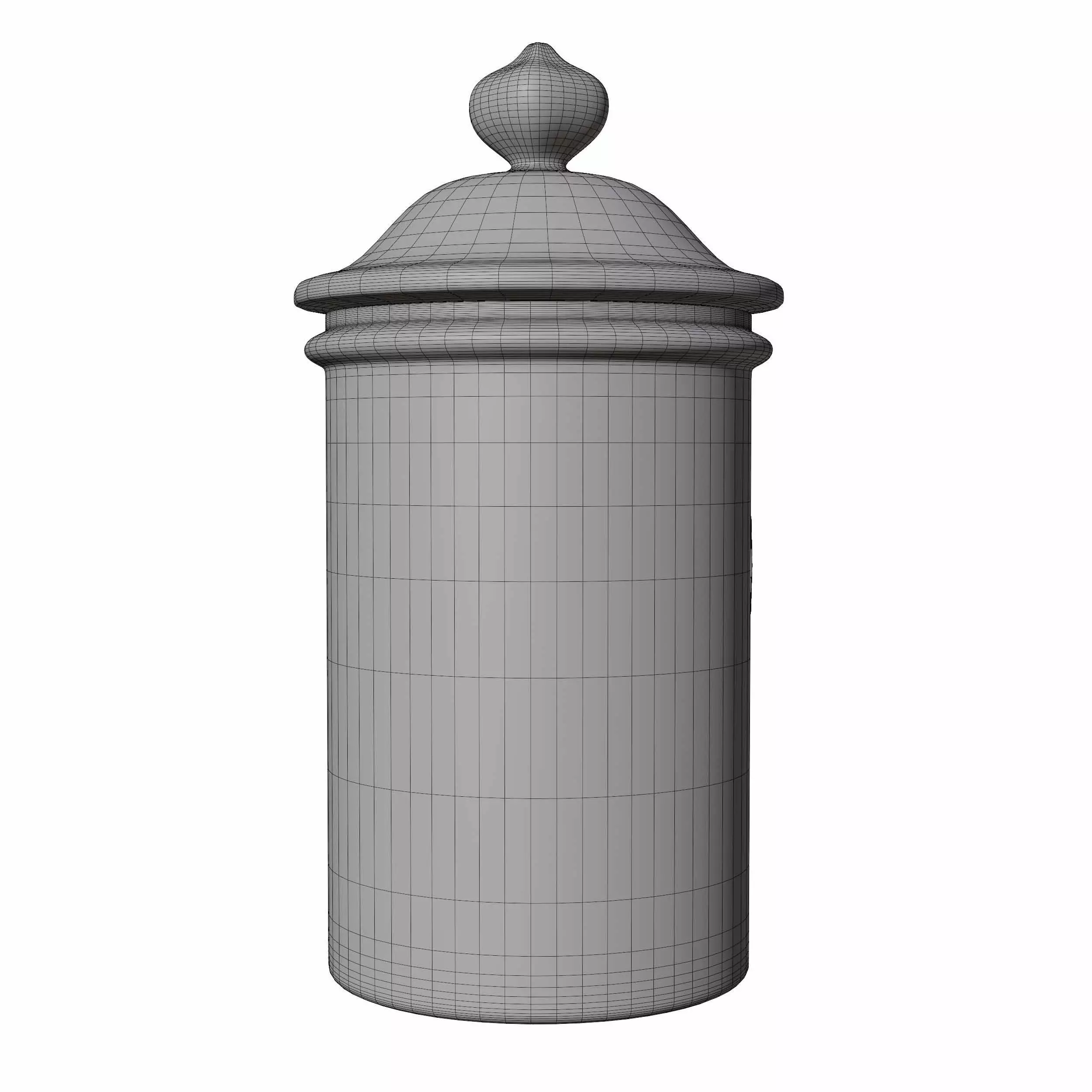 Cardamom jar 3D model_3