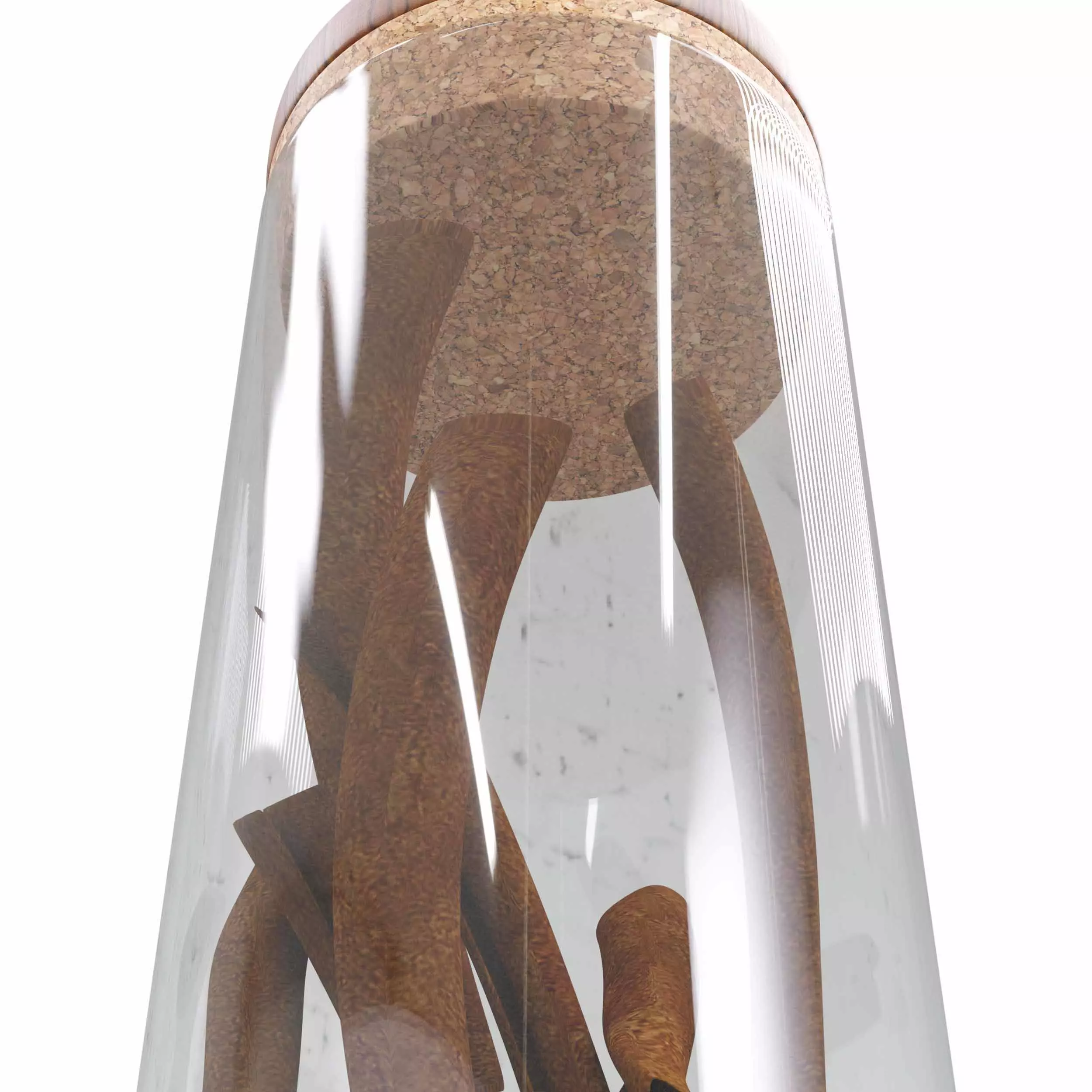 Cinnamon jar 3D model_3