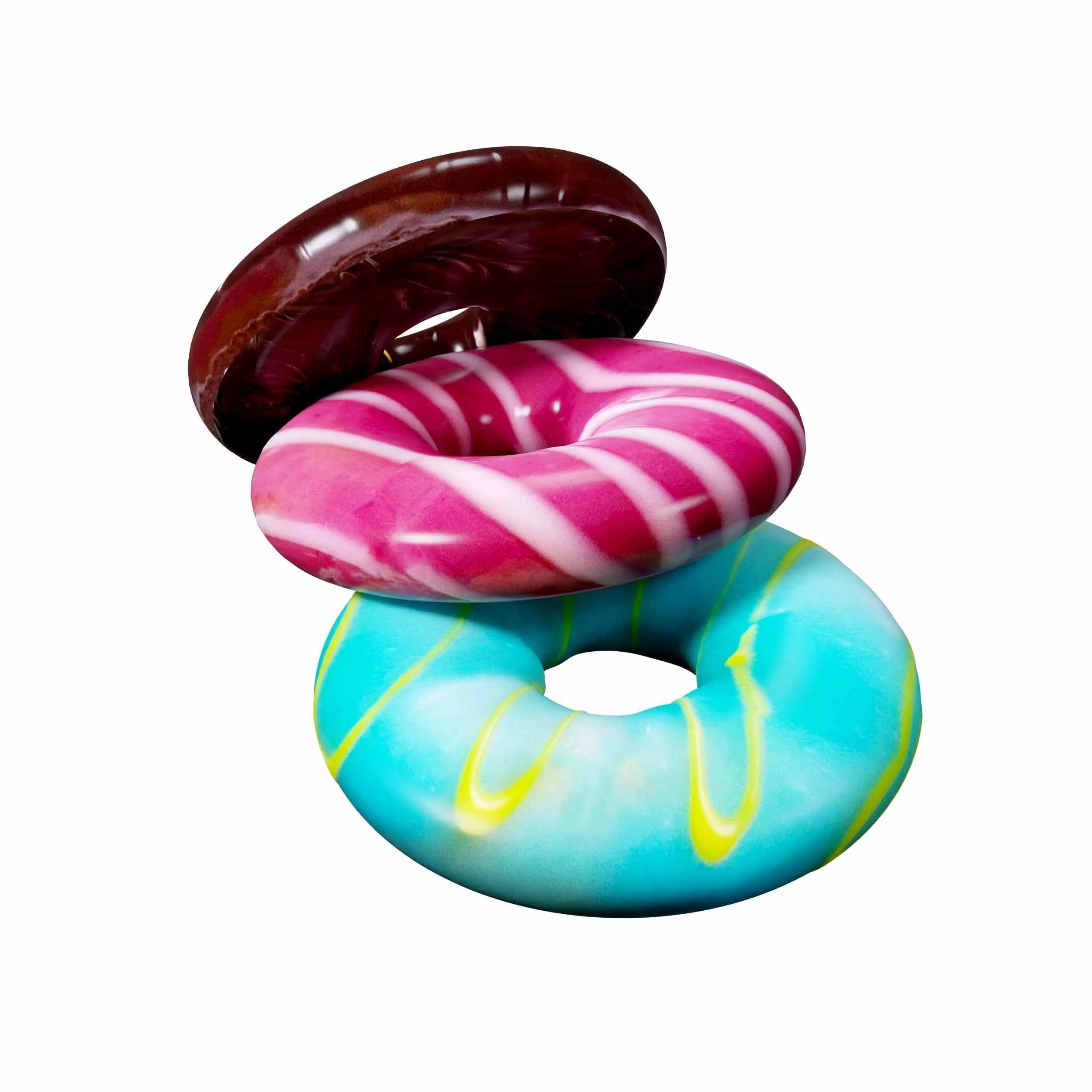 Donuts 3D model_0