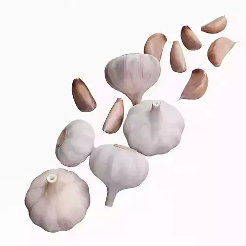 Garlic full and half