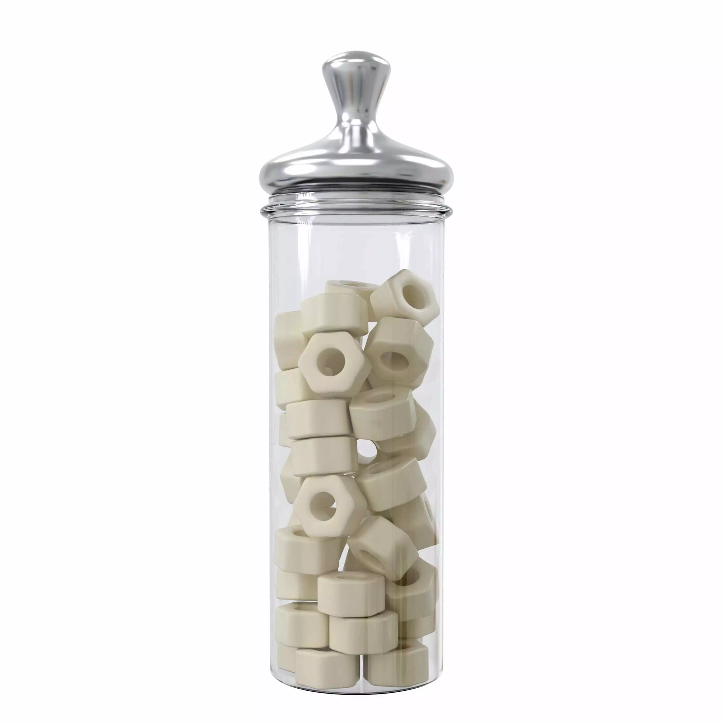 Pasta jar 3D model_0