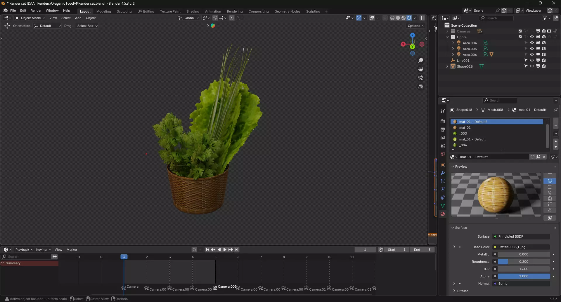 Leafy Greens 3D model_6