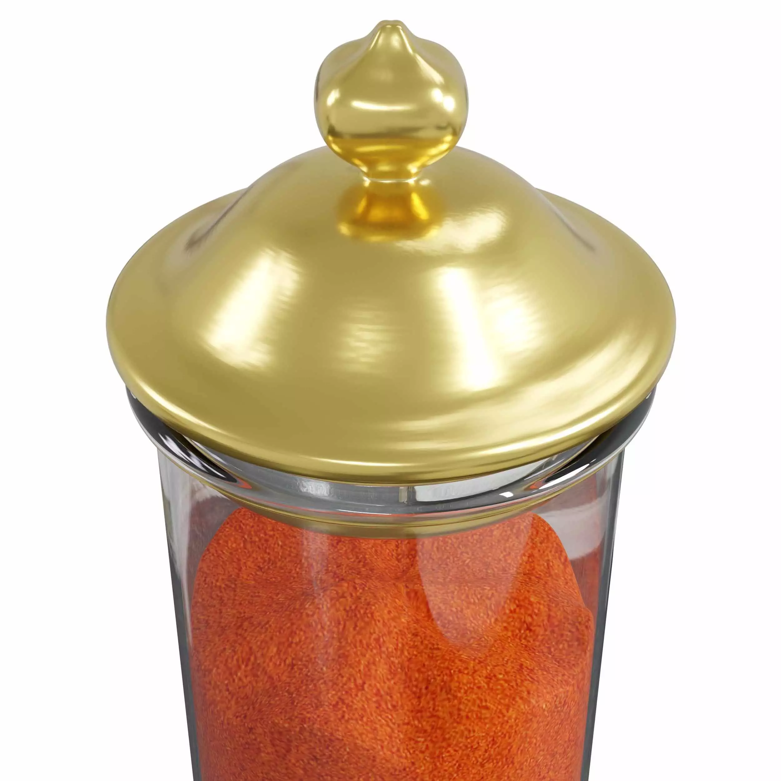 Paprika jar 3D model_1