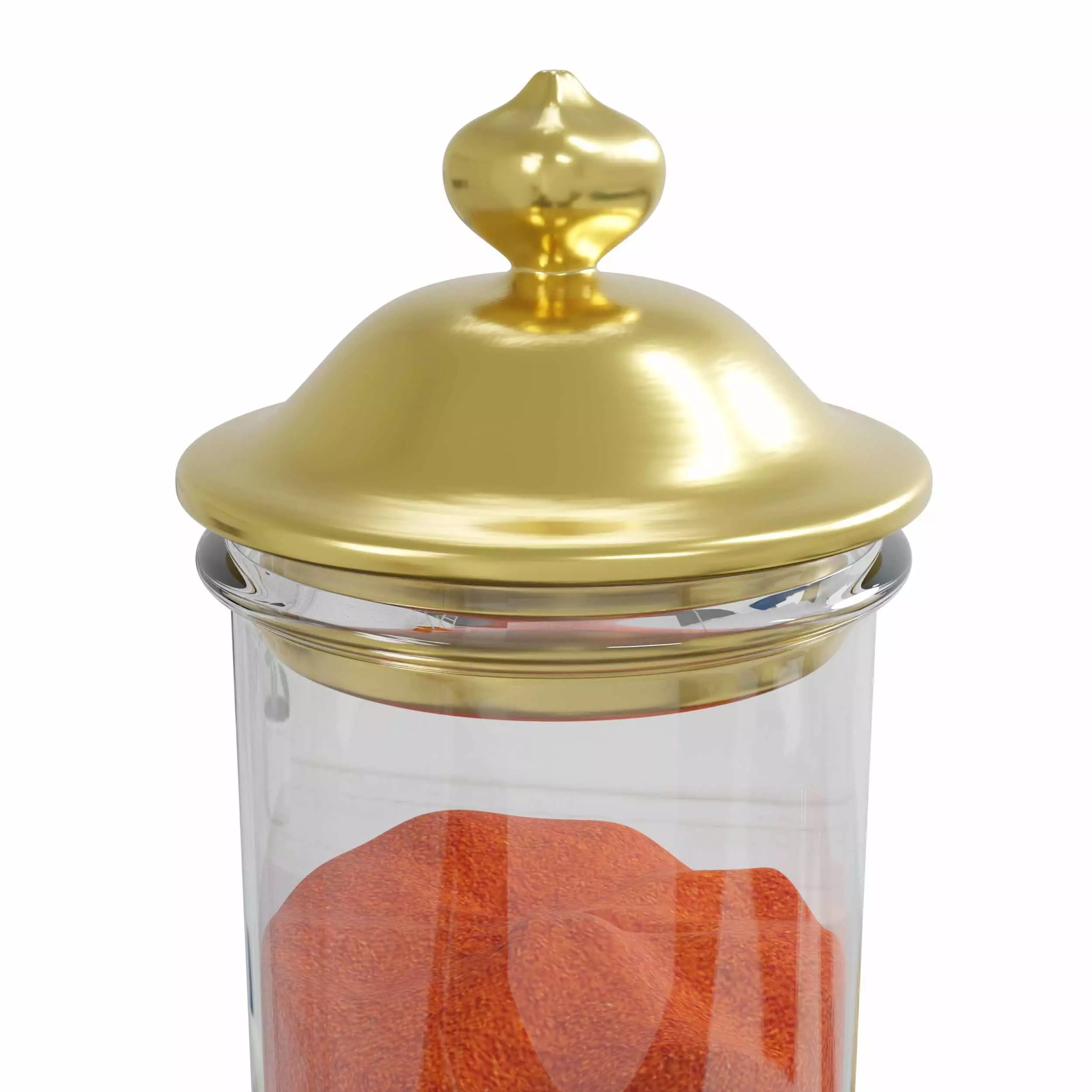 Paprika jar 3D model_4