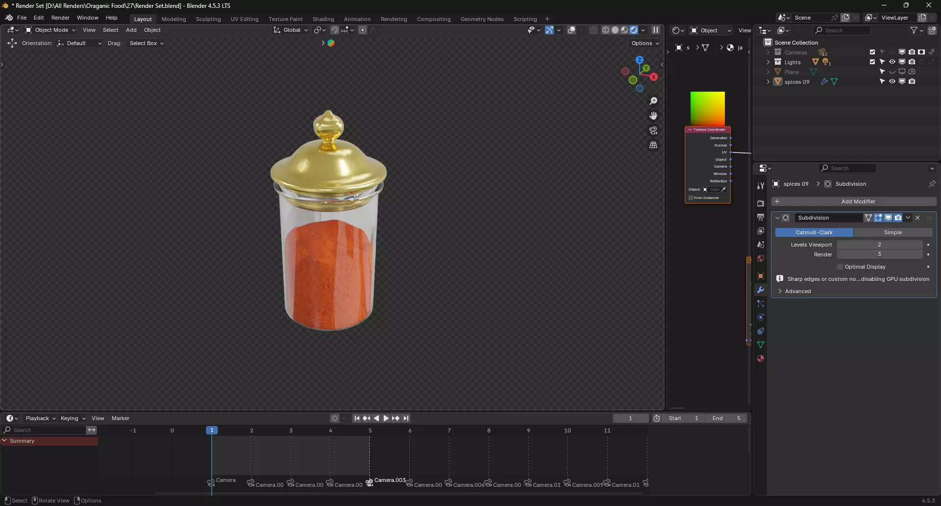 Paprika jar 3D model_6