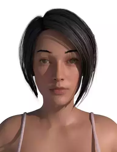 Body Bikini Girl Semi-Real Character