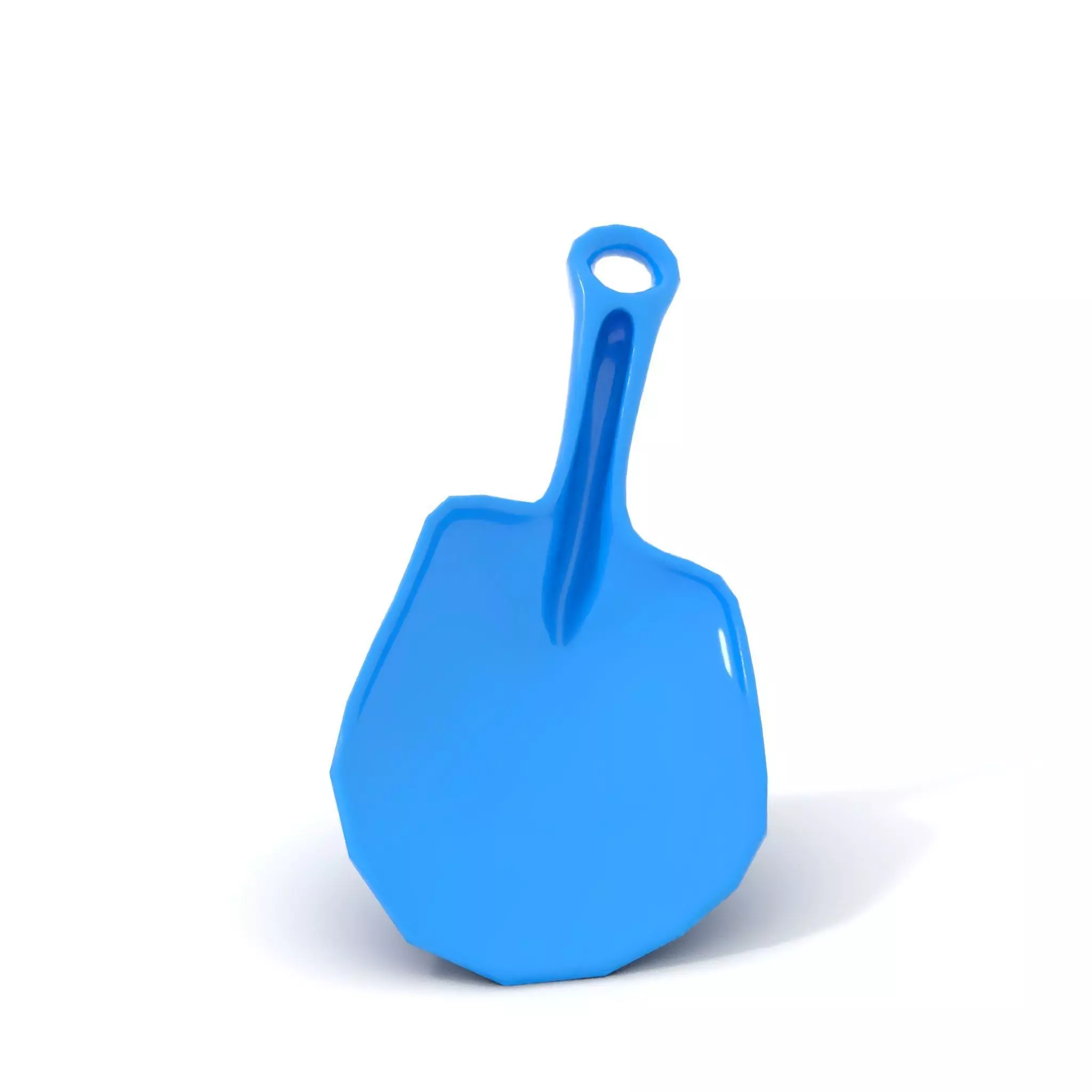 Blue Plastic Shovel model pack Low-poly 3D model_8