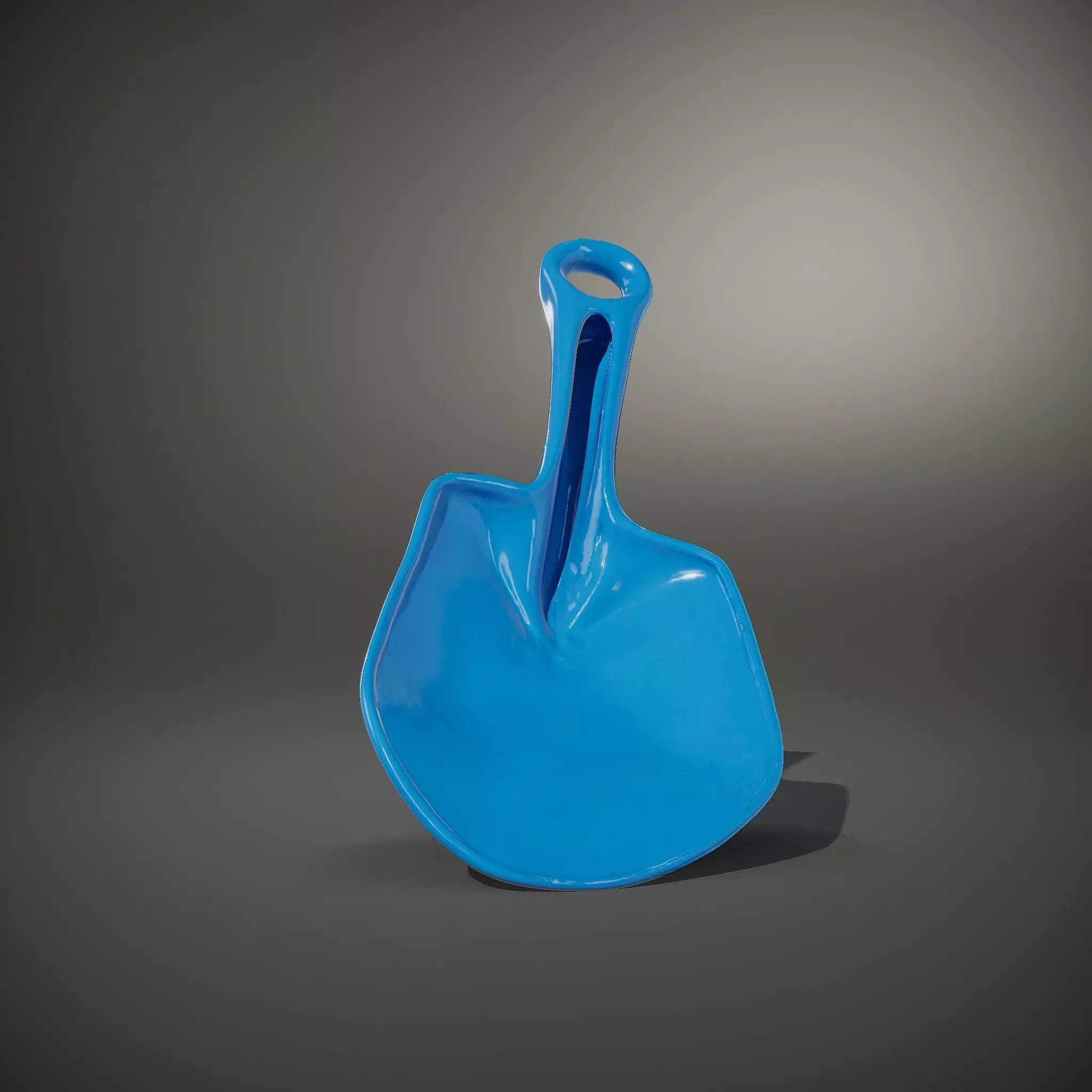 Blue Plastic Shovel model pack Low-poly 3D model_34