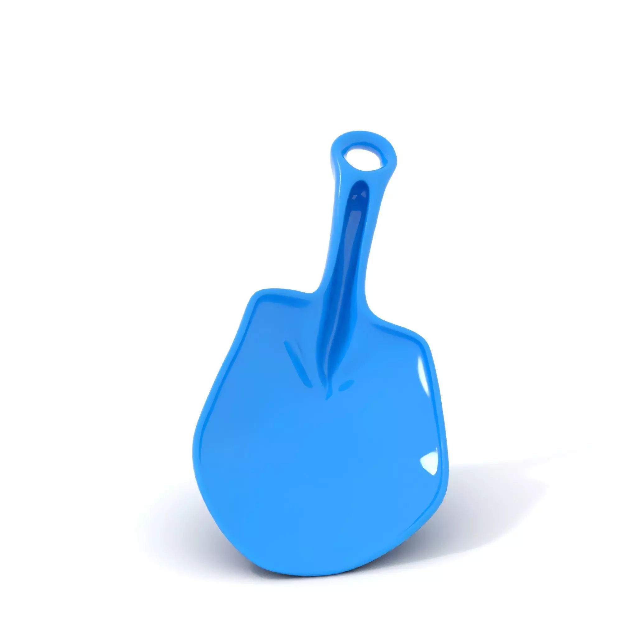 Blue Plastic Shovel model pack Low-poly 3D model_6