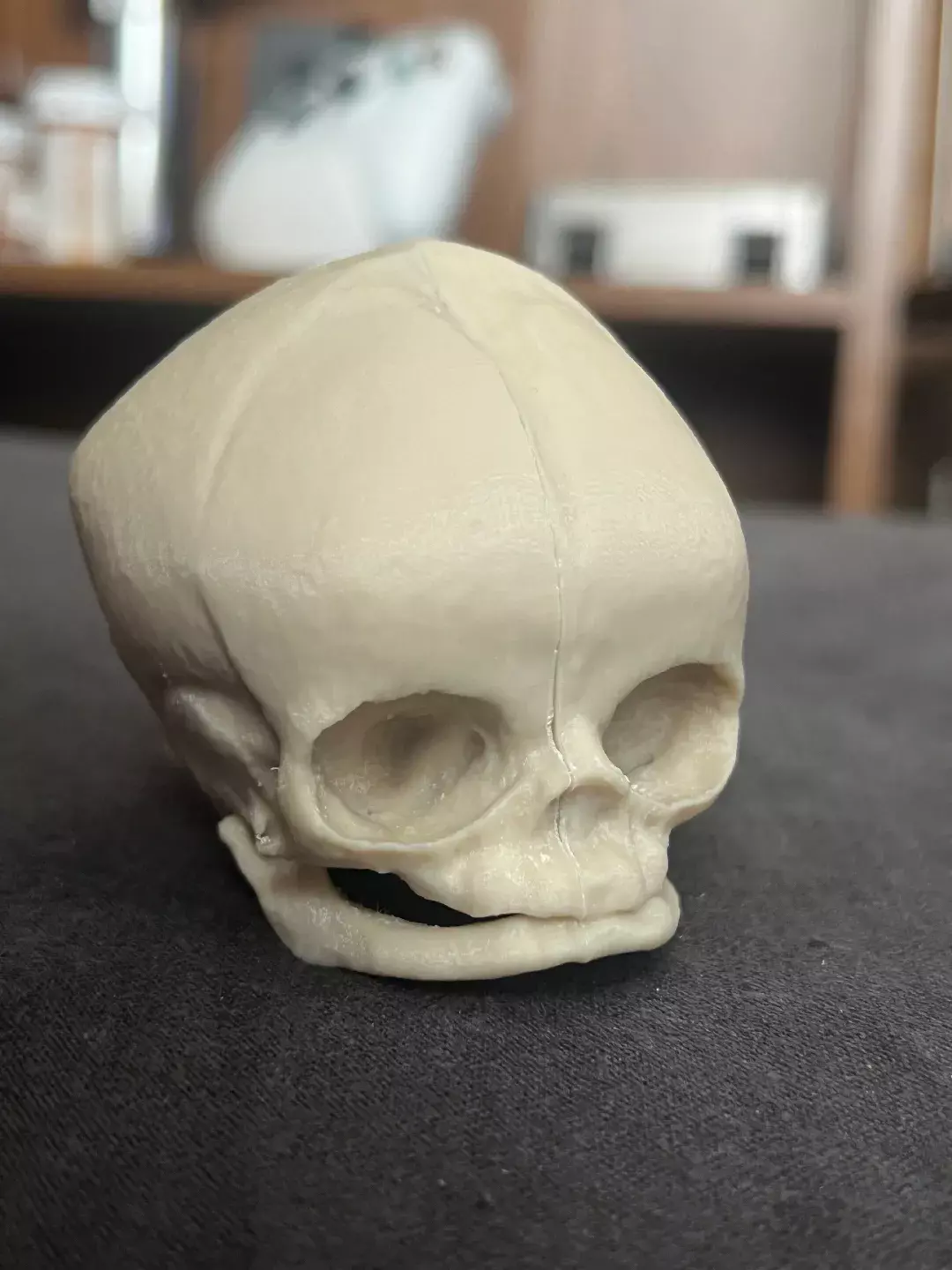 Stylized Baby Skull STL  3D print model_0