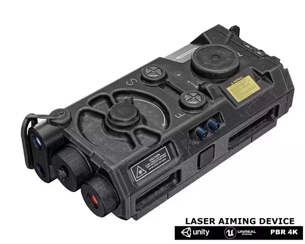 Laser Aiming Device Low-poly 3D model
