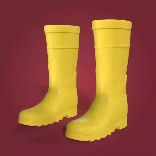 Rain Boots - Rubber - Work - Shoes - Safety - Clothes - Footwear