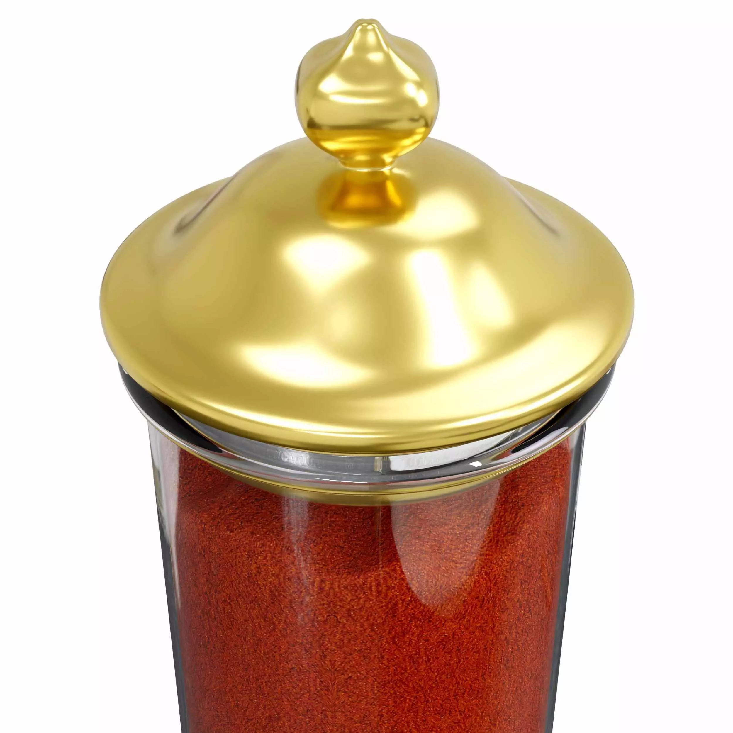 Red chili Spice jar 3D model_3