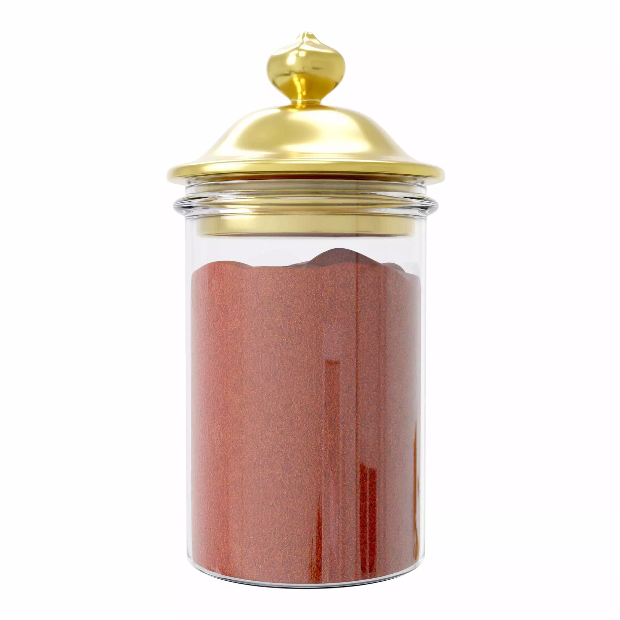 Red chili Spice jar 3D model_0