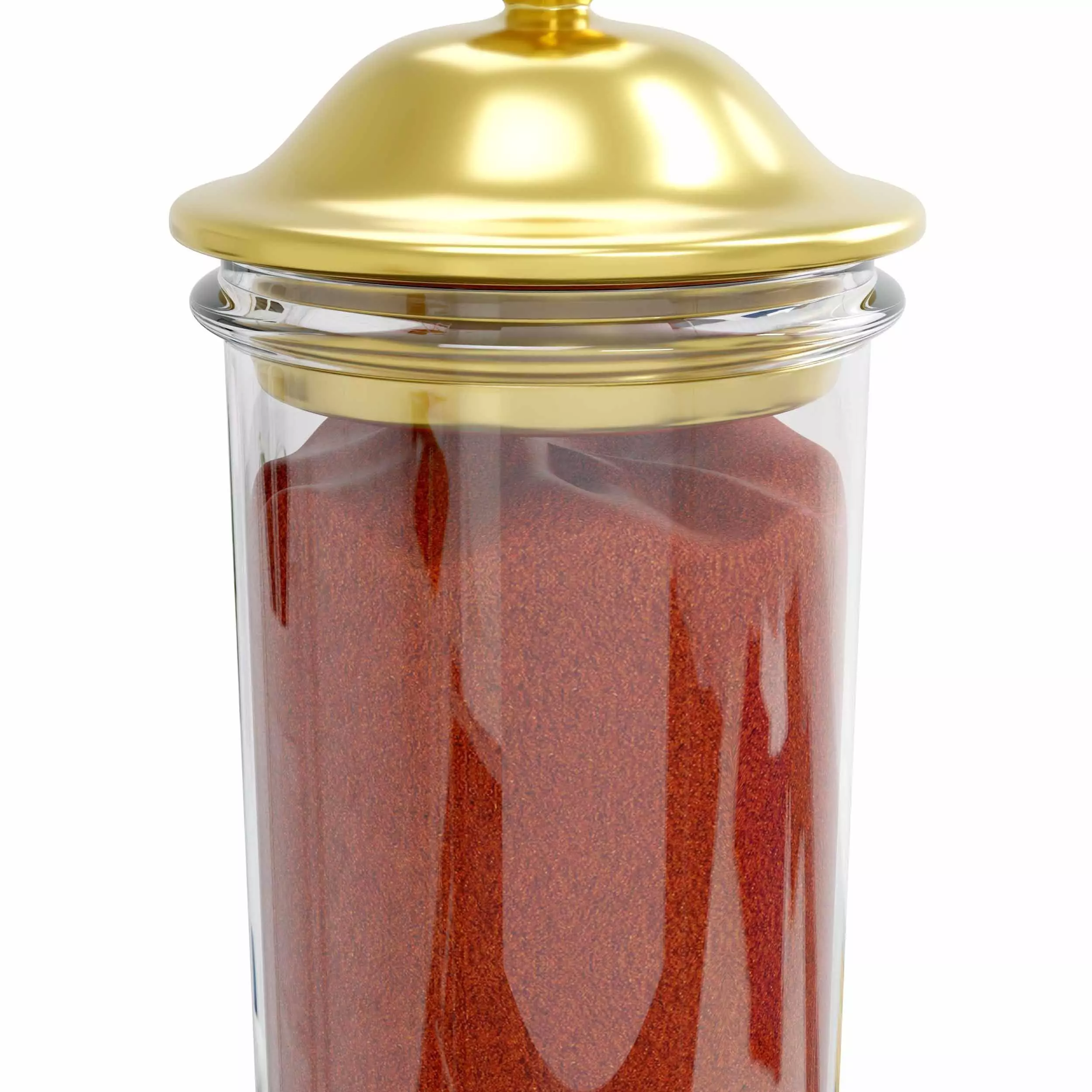 Red chili Spice jar 3D model_1