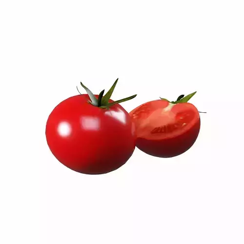 Tomato full and half