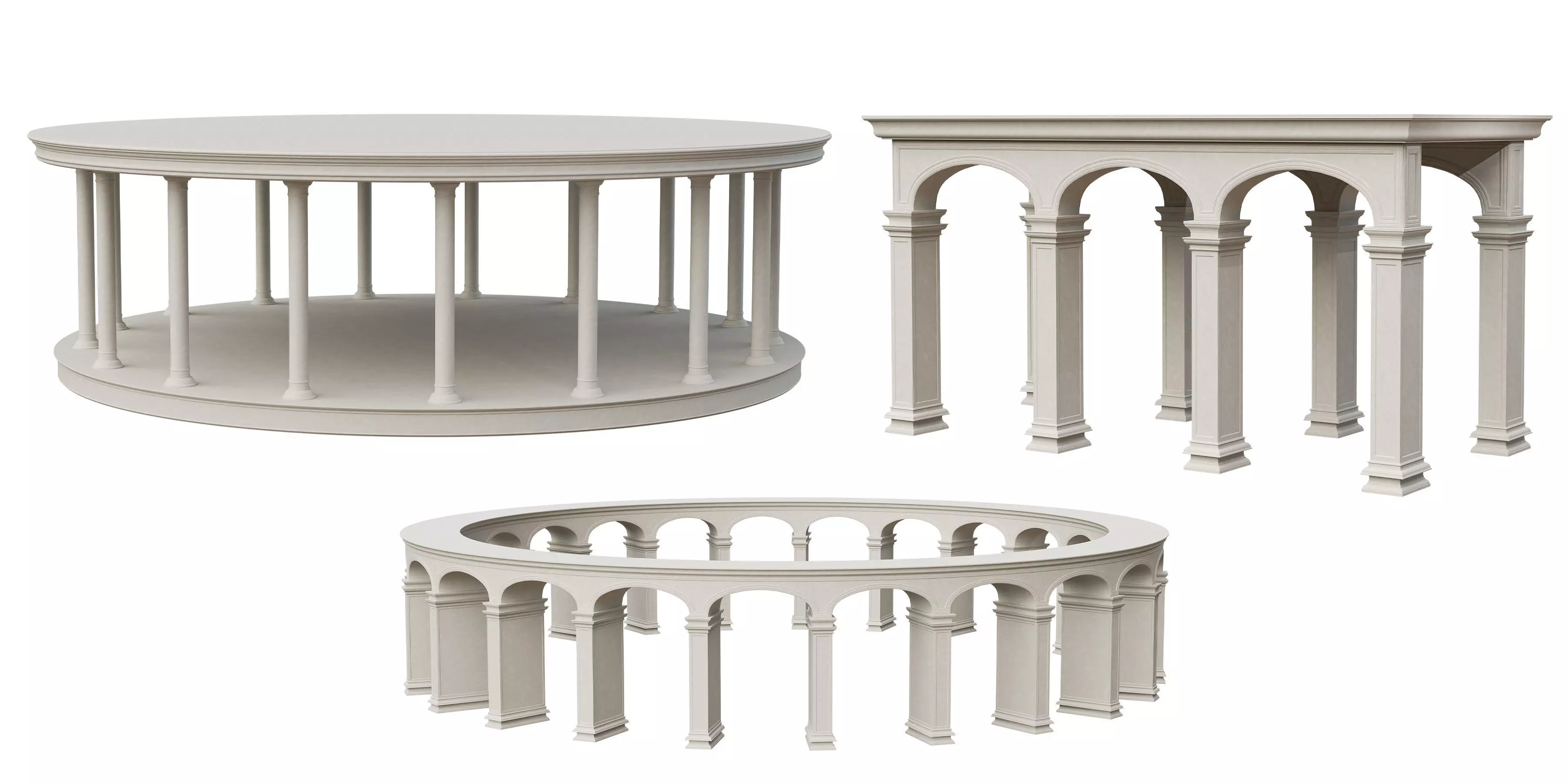 Architectural Exterior Elements Collection 3D model_3