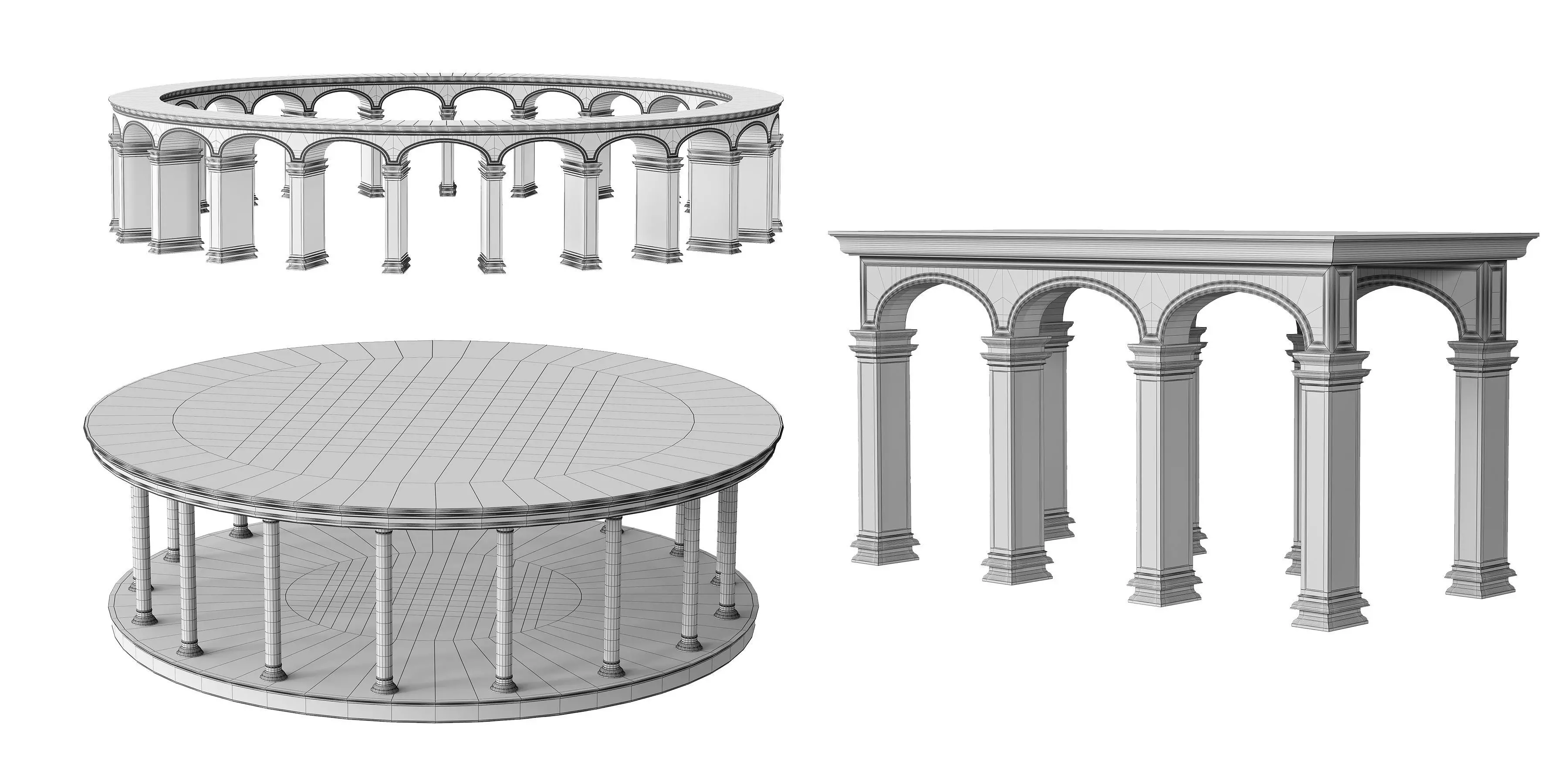 Architectural Exterior Elements Collection 3D model_6