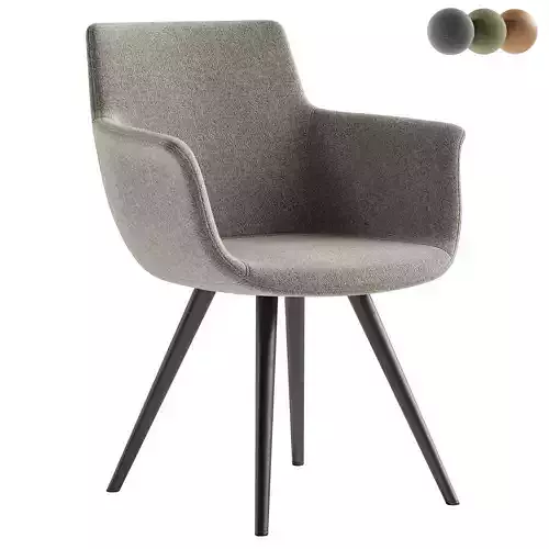 BOTTEGA STAR ARMCHAIR 3D model