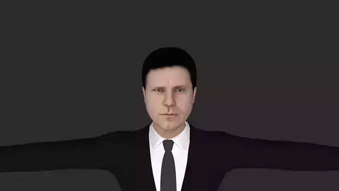 Sean Astin Hyper Realistic Full Body  Rigged 3D Character 3D model