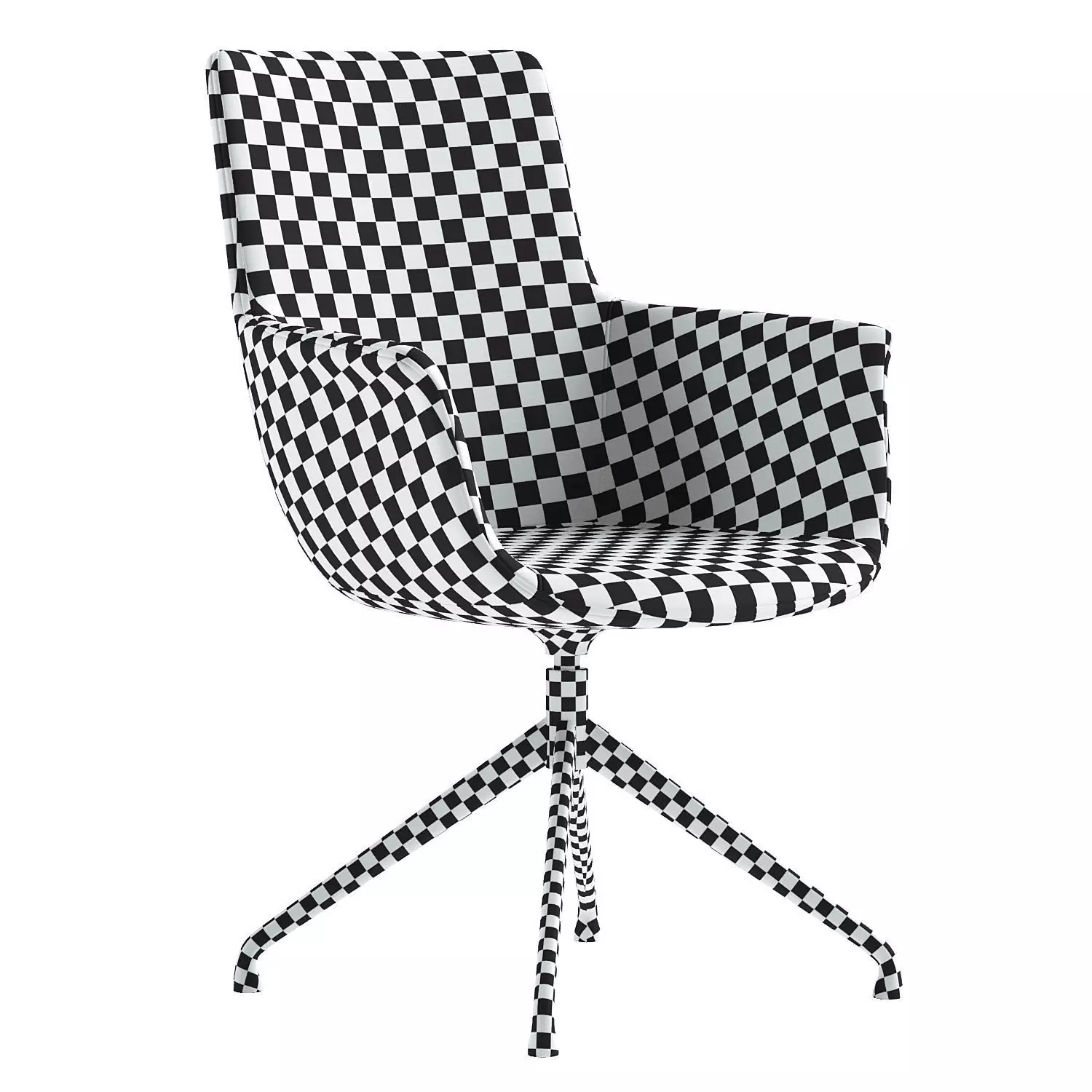 Bottega Spider Swivel Chair 3D model_6