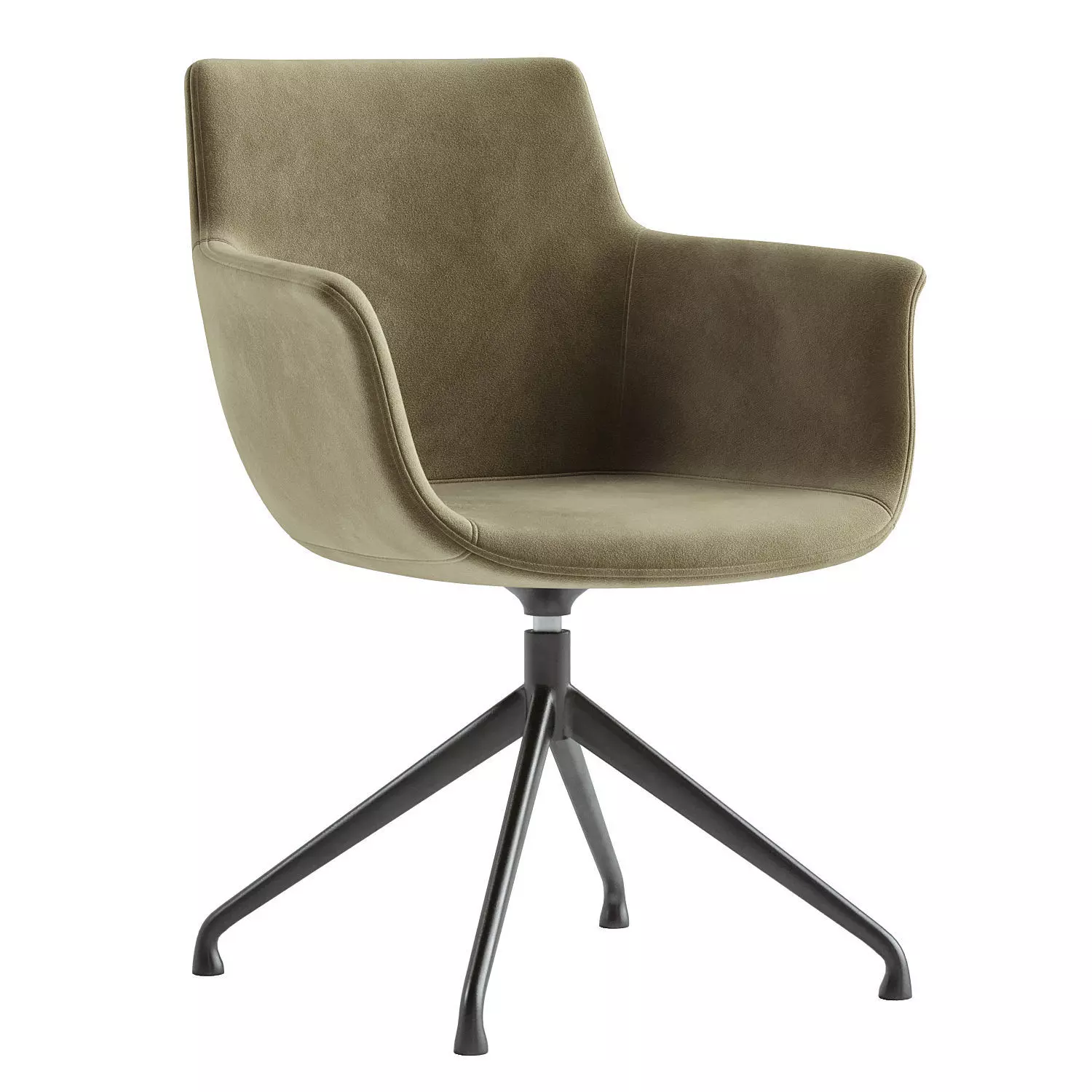 Bottega Spider Swivel Chair 3D model_1