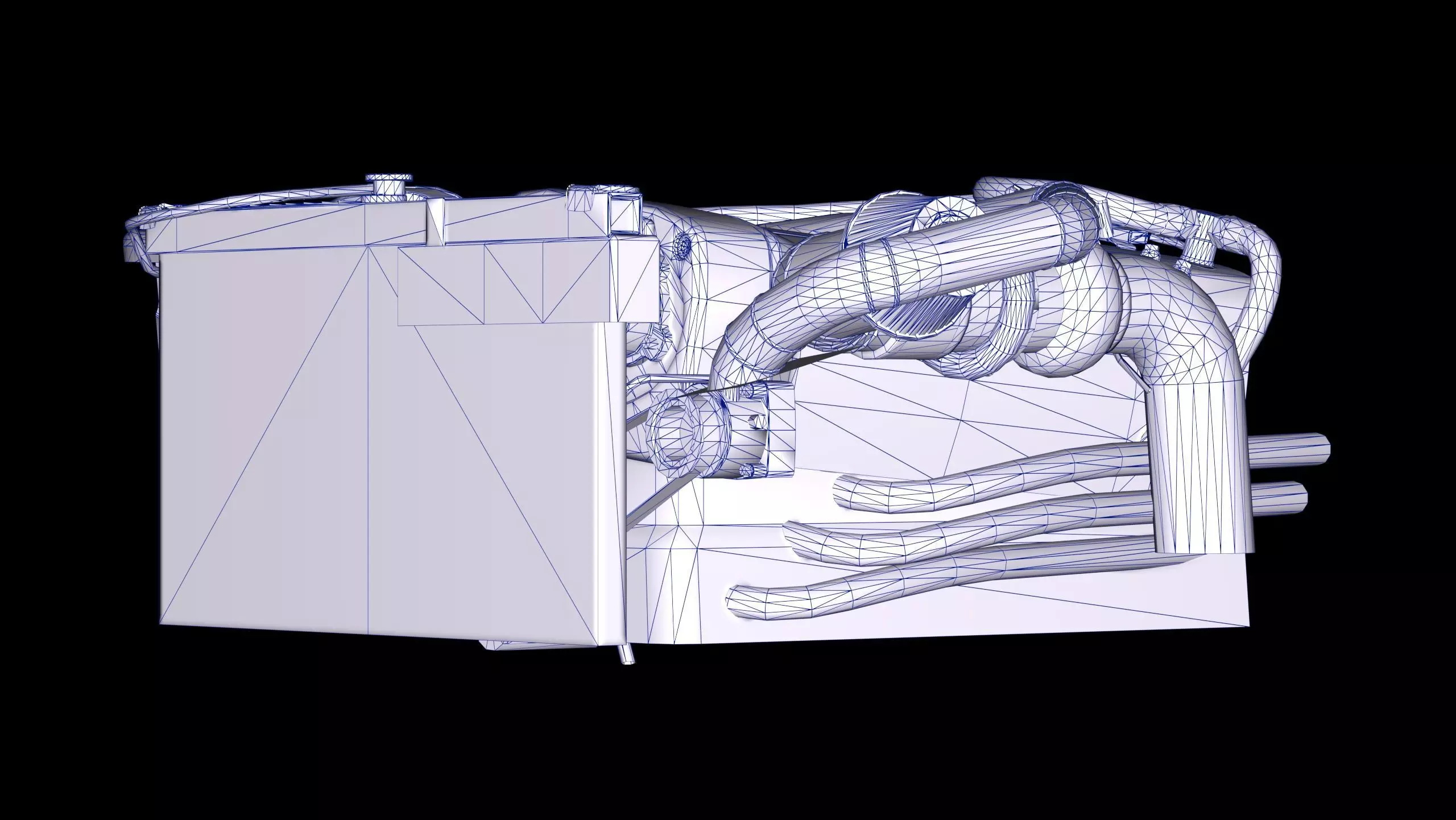 RB26 Inline 6 600Hp Turbonetics Engine Low-poly 3D model_16