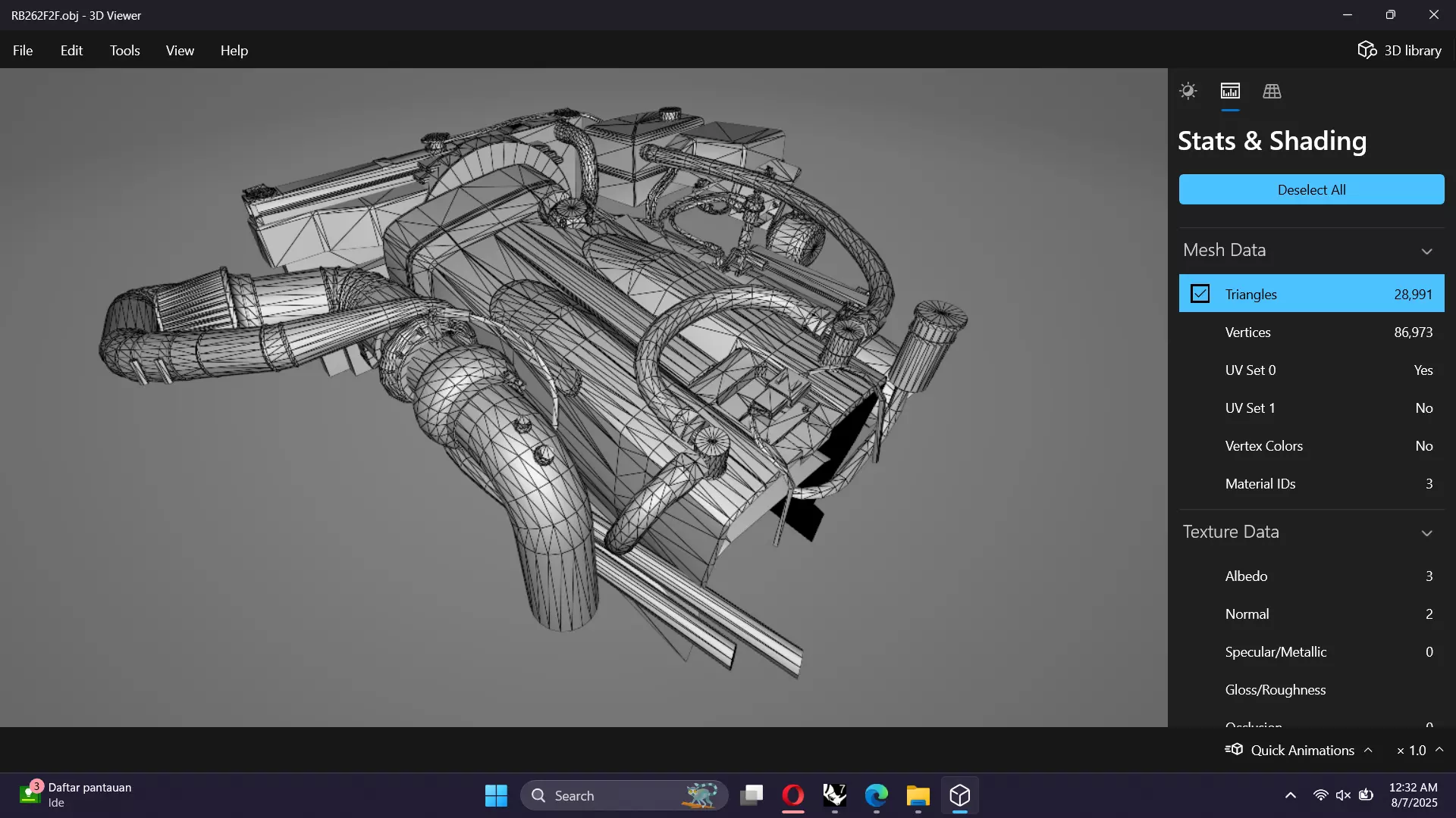 RB26 Inline 6 600Hp Turbonetics Engine Low-poly 3D model_19