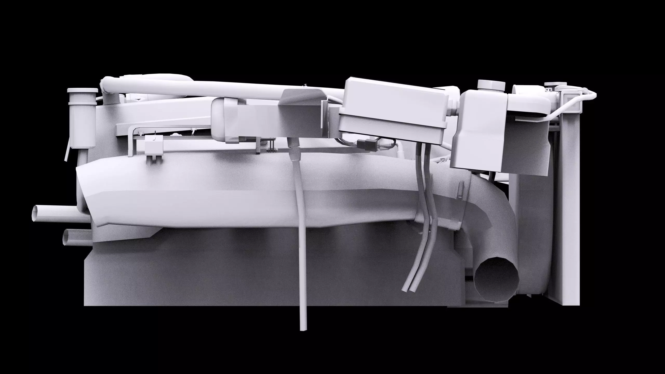 RB26 Inline 6 600Hp Turbonetics Engine Low-poly 3D model_9