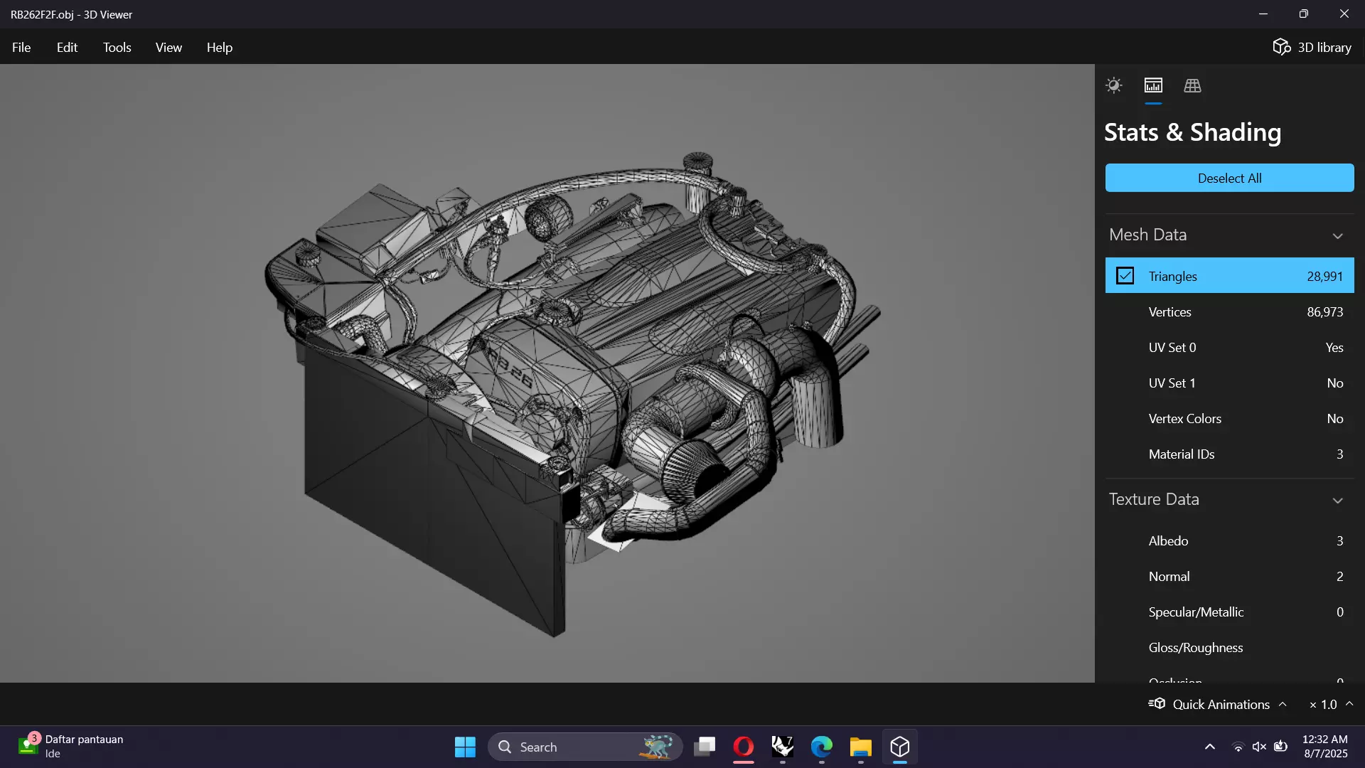 RB26 Inline 6 600Hp Turbonetics Engine Low-poly 3D model_18