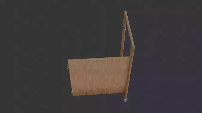 Bathroom Door Divider Wood Panel