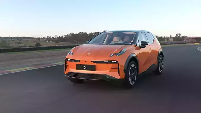 2025 ZeekrX with interior 