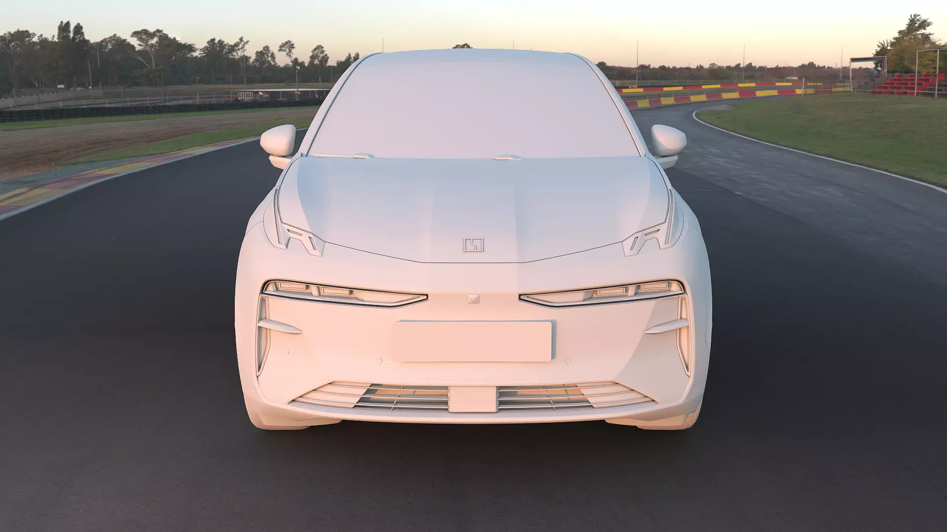 2025 ZeekrX with interior  Low-poly 3D model_8