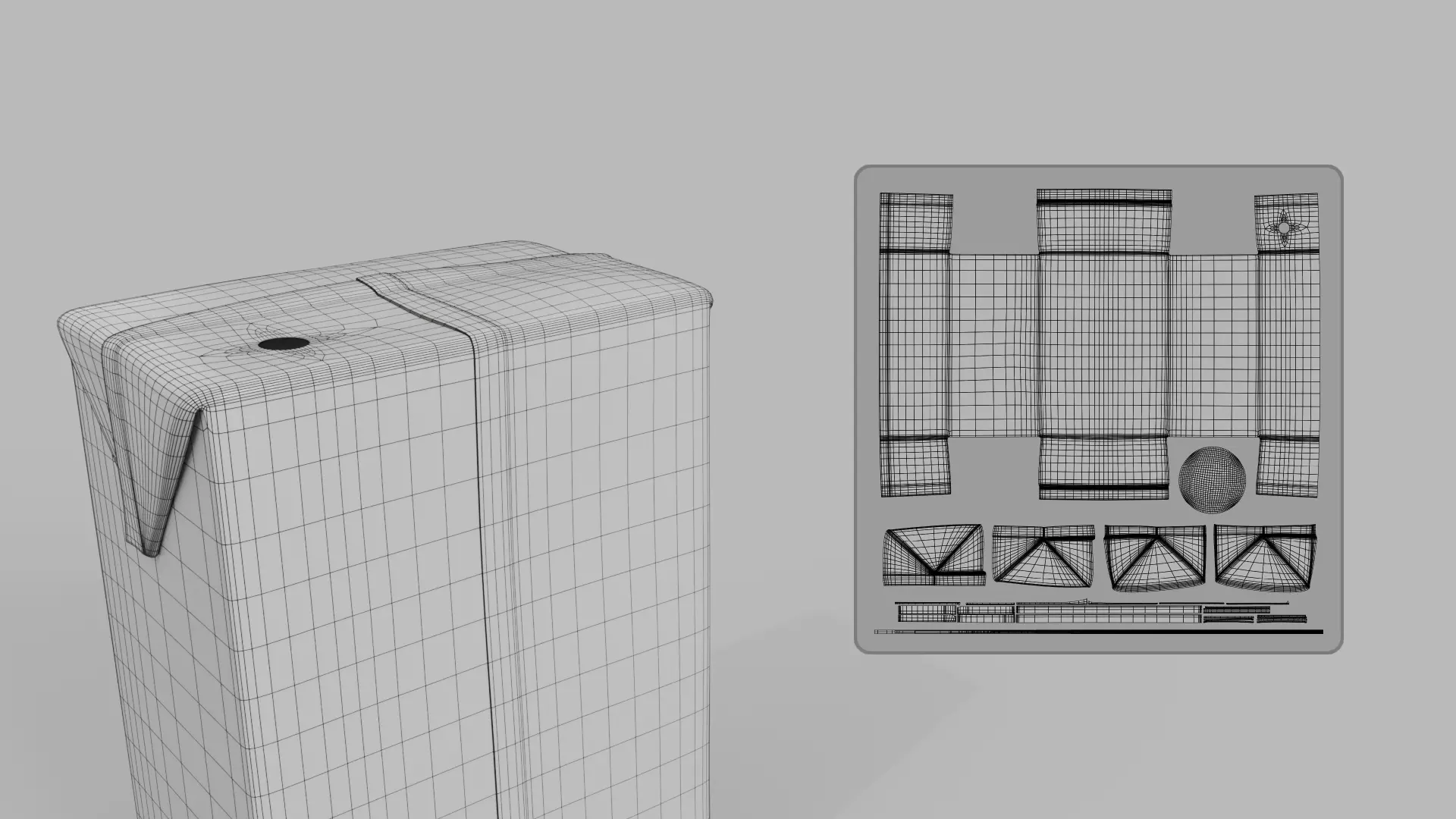 Beverage Carton Brick Full Set - Customizable Pack 3D Model Collection_59