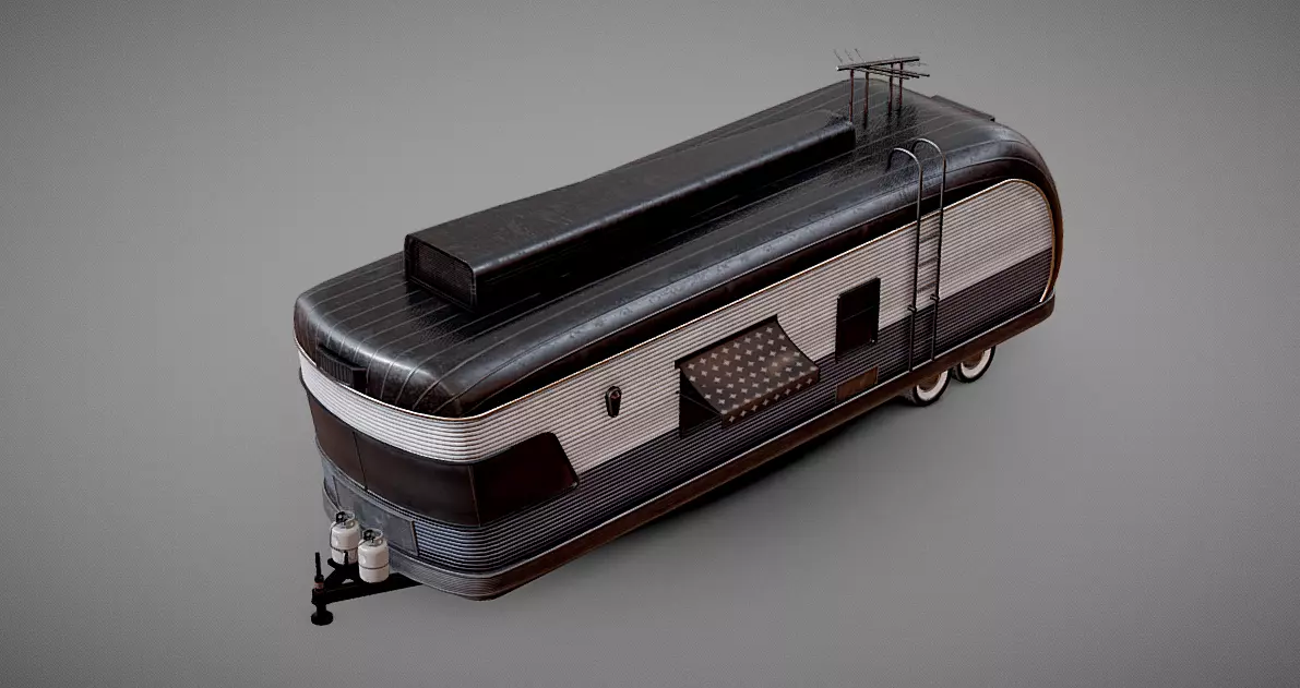Retro Trailer 3D model_3