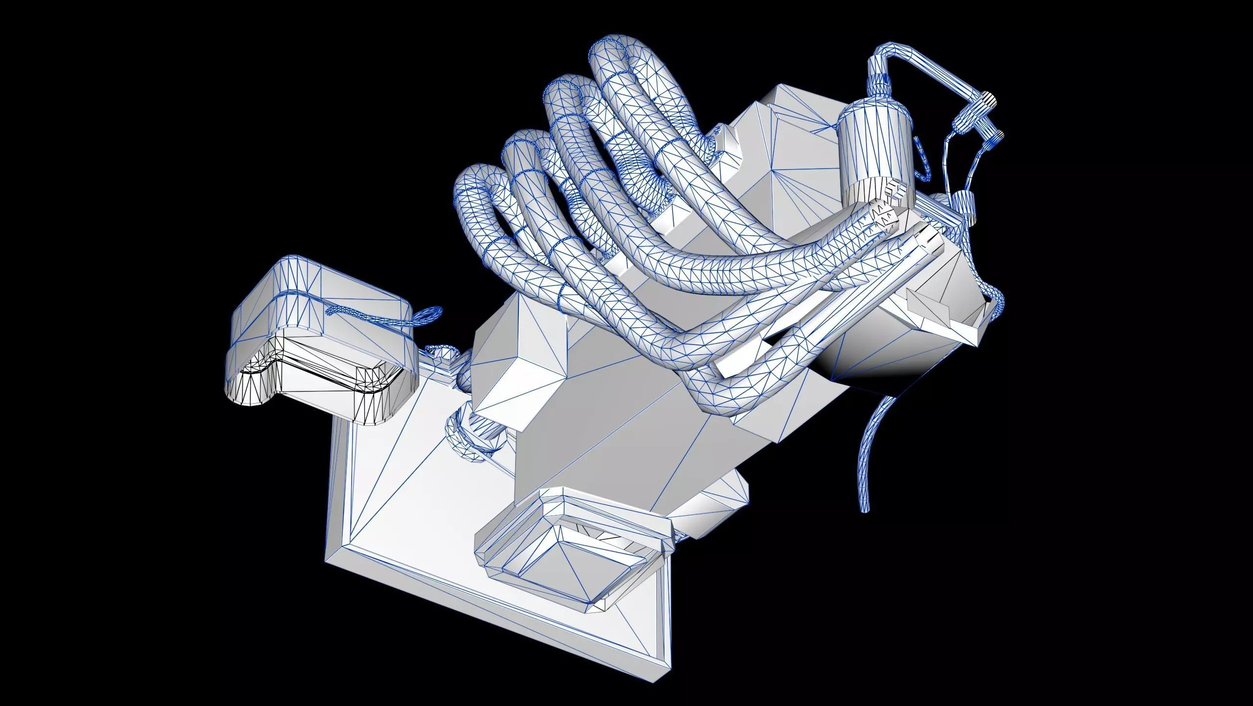 3SGE Beams Toyota Engine Low-poly 3D model_14