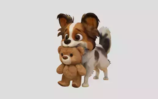 Lara y Pepo - Puppy with Teddy