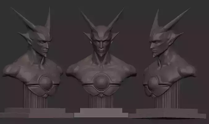   Fan-Made 3D Sculpture Zetman