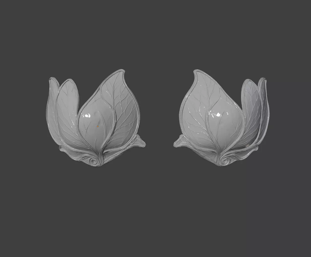FEYGLASS PETAL BRA CUPS 3D print model_3